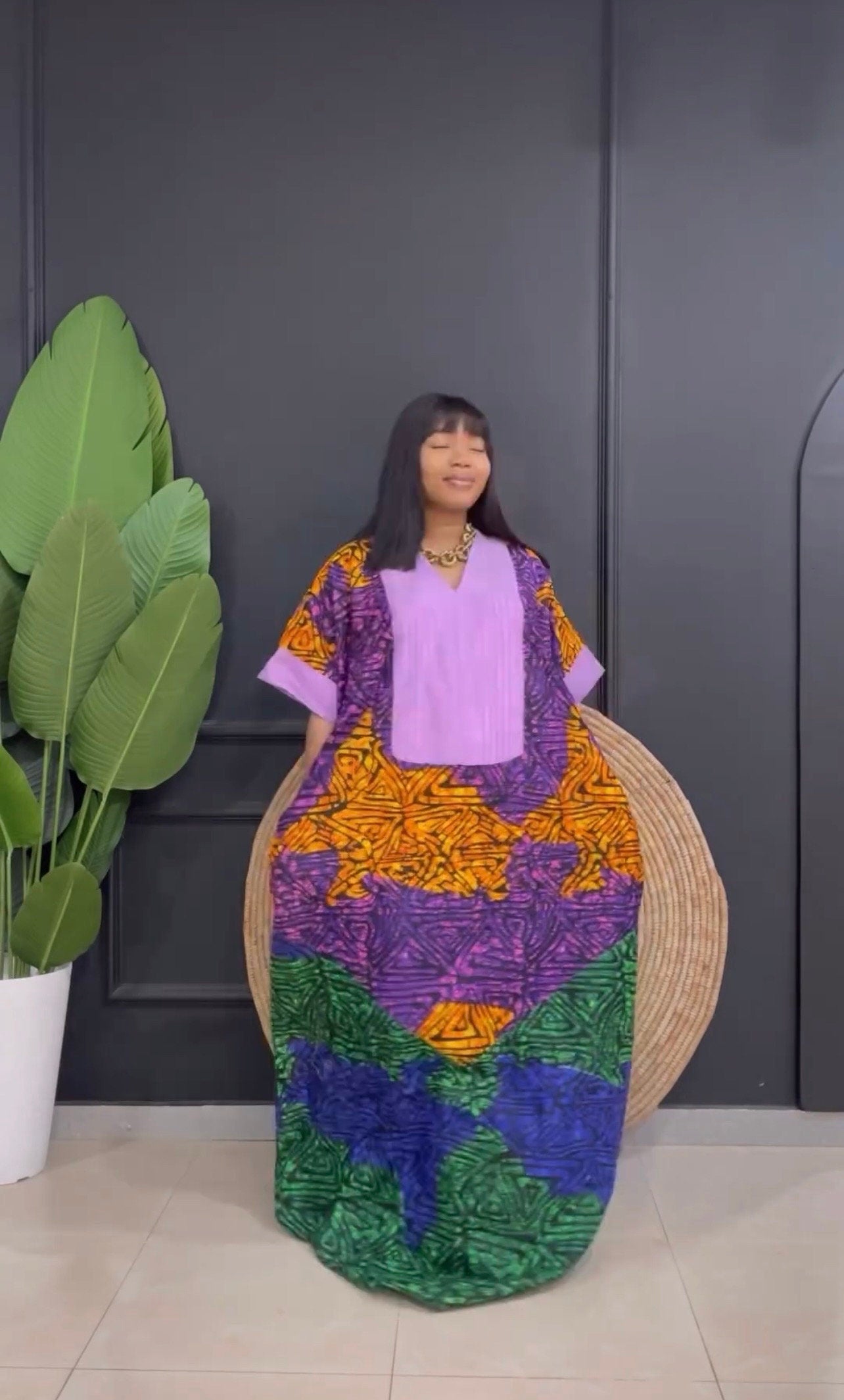 African dress| Adire| long danshiki | Kaftan| Jalabiya| Rich aunty | Nigerian made dress| Party dress| One size fits all| plus size bubu