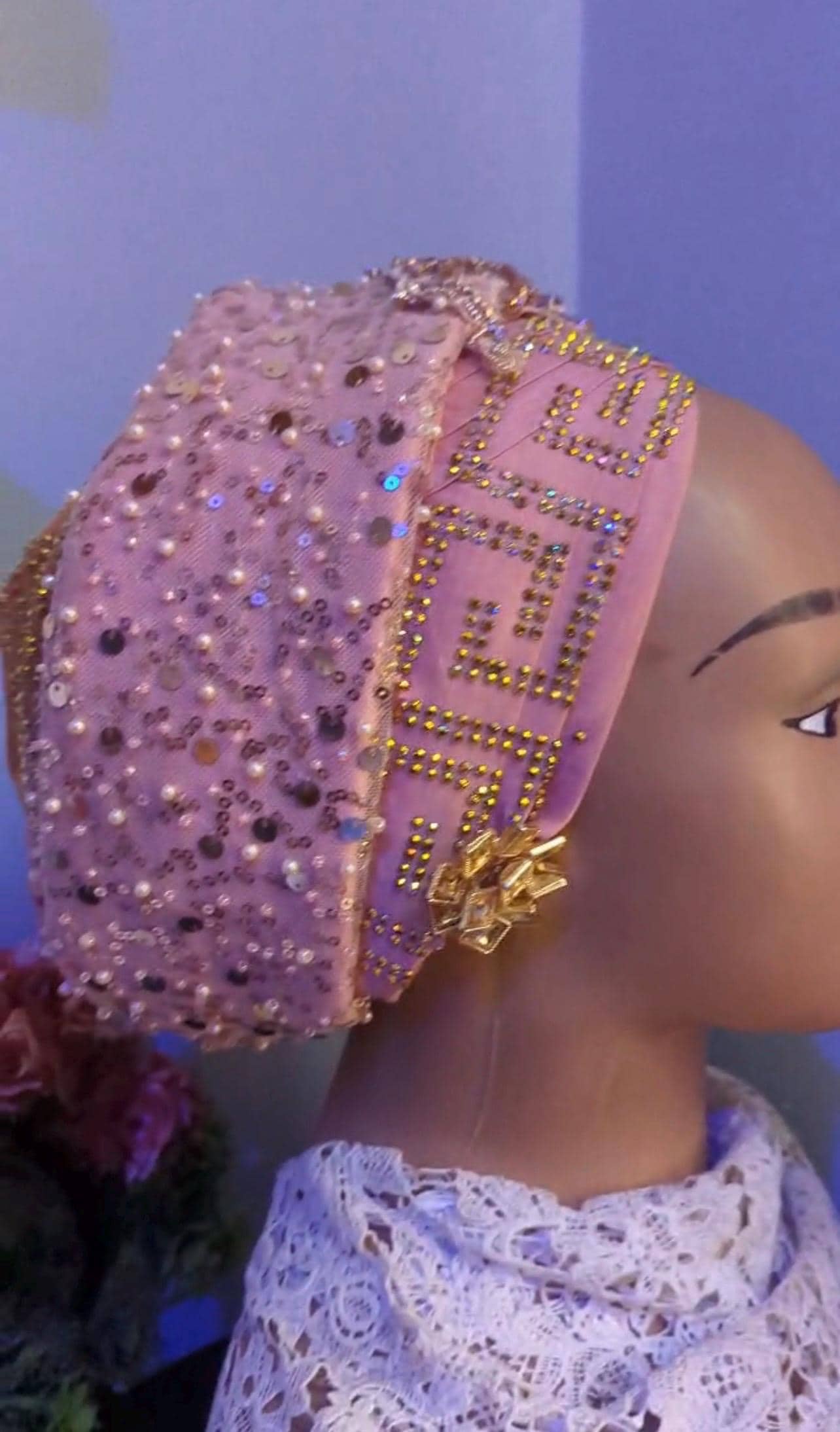 Luxury Turban Hat for Ladies| Pre tied Hat| Zara cap| Eid |Pre styled Head Tie| Ready To Wear Turban Headtie| African Auto cap| Muslim Women