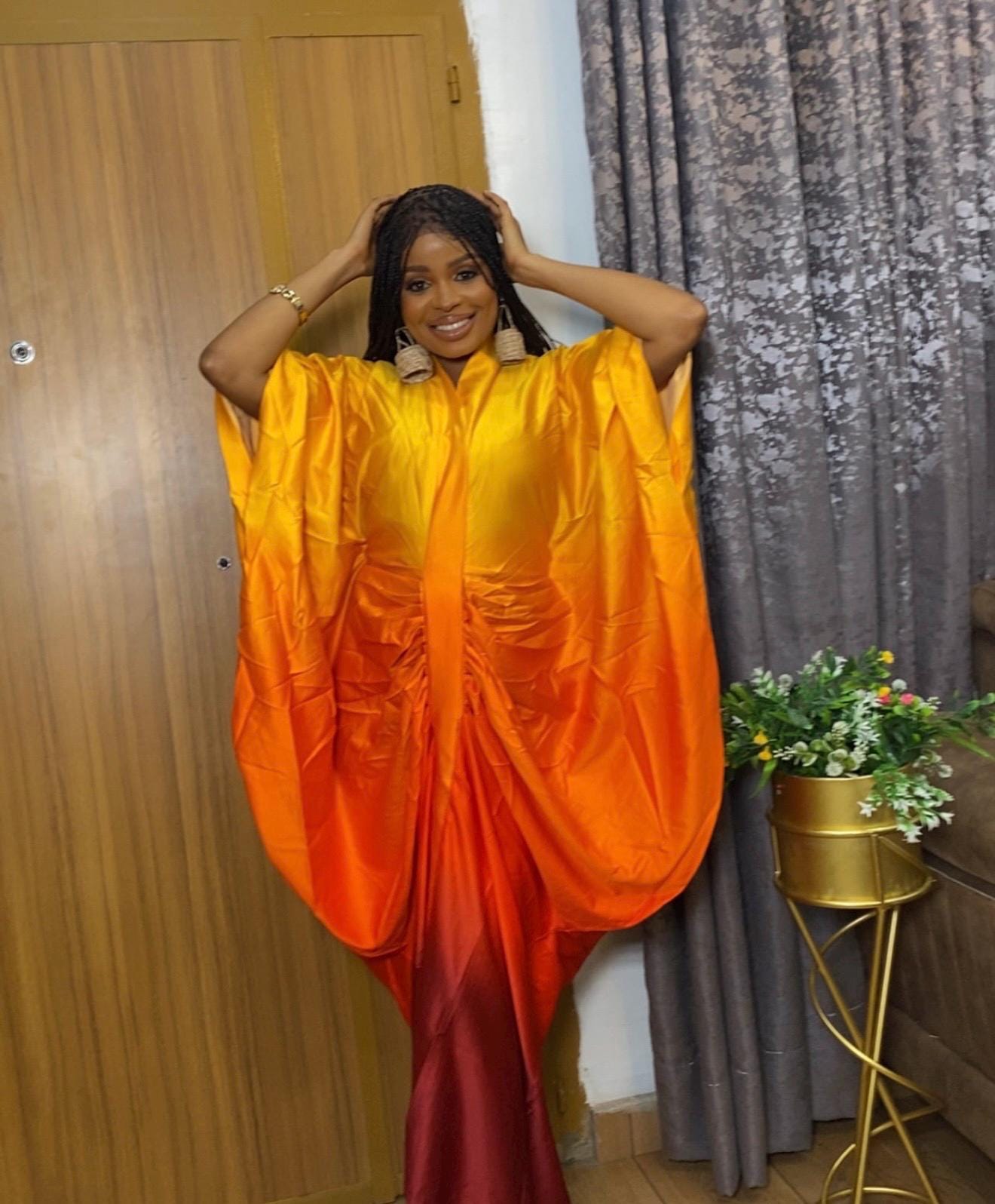 High quality duchess silk dress| Boubou| Rich aunty vibes| African dress| danshiki | Kaftan| Jalabiya| Rich aunty | Nigerian dress| Ankara