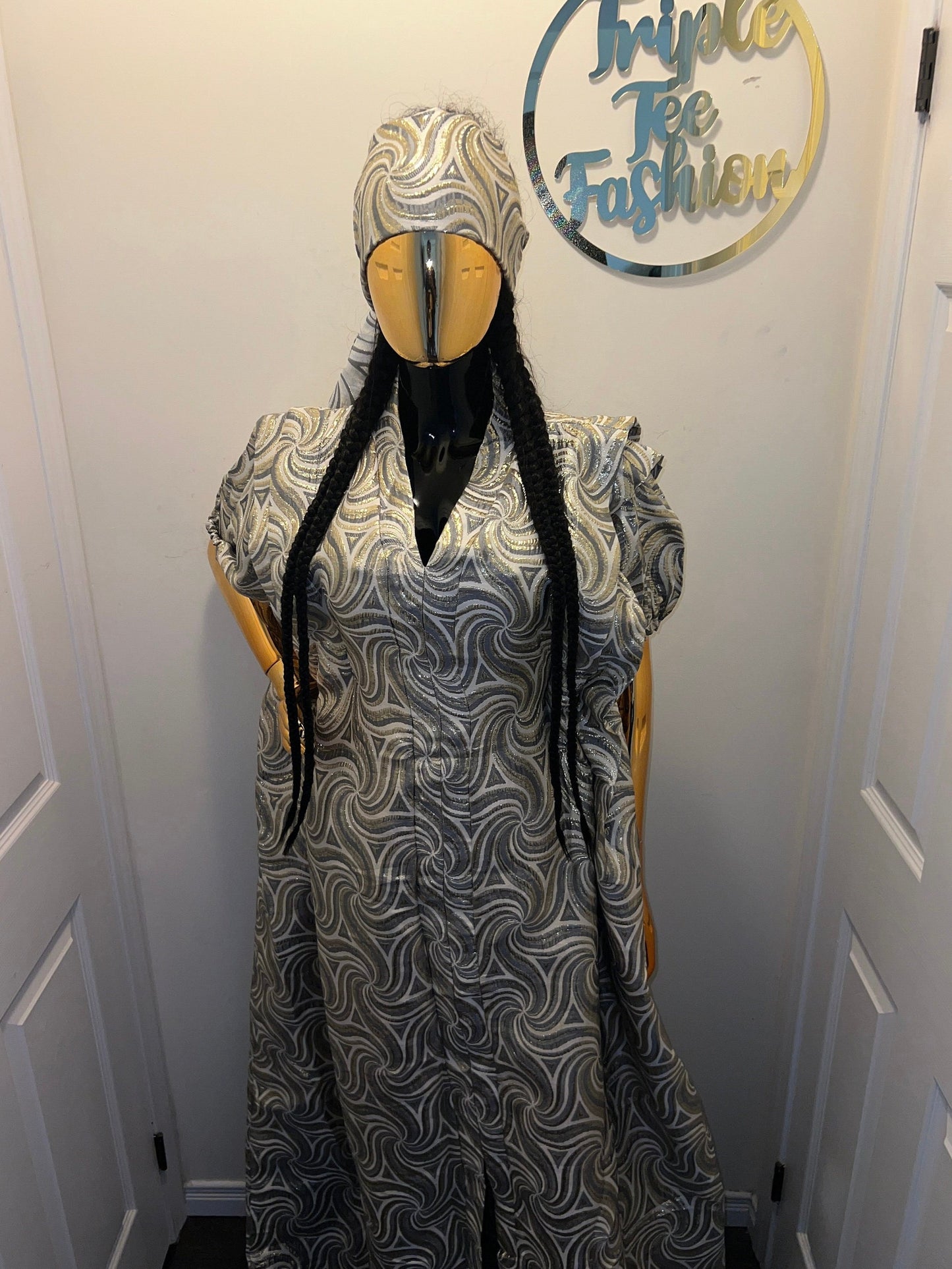 African brocade boubou dress| Rich aunty| danshiki | Kaftan| Jalabiya| Nigerian dress bubu| Party dress| European brocade boubou| Modesty