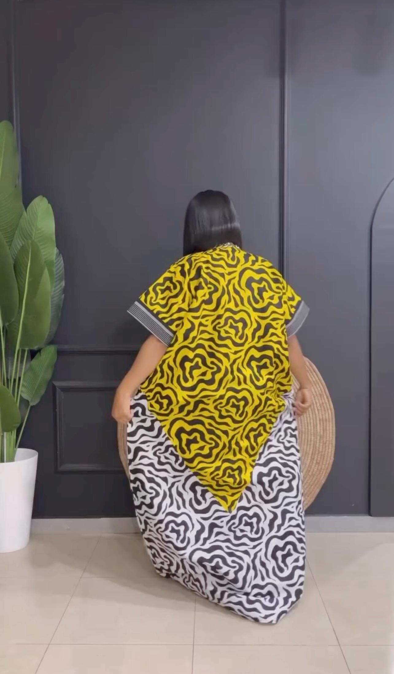African dress| Adire| long danshiki | Kaftan| Jalabiya| Rich aunty | Nigerian made dress| Party dress| One size fits all| plus size bubu