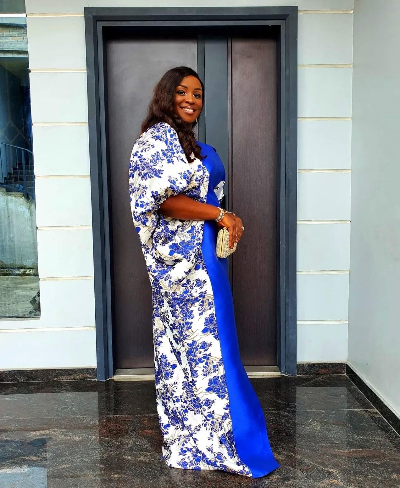 African Mikado Brocade Boubou| danshiki | Kaftan| Jalabiya| Rich aunty | Nigerian dress| One size fits all| Mikado Brocade boubou| Brocade
