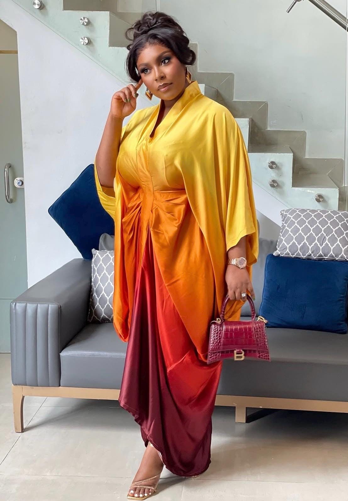 High quality duchess silk dress| Boubou| Rich aunty vibes| African dress| danshiki | Kaftan| Jalabiya| Rich aunty | Nigerian dress| Ankara