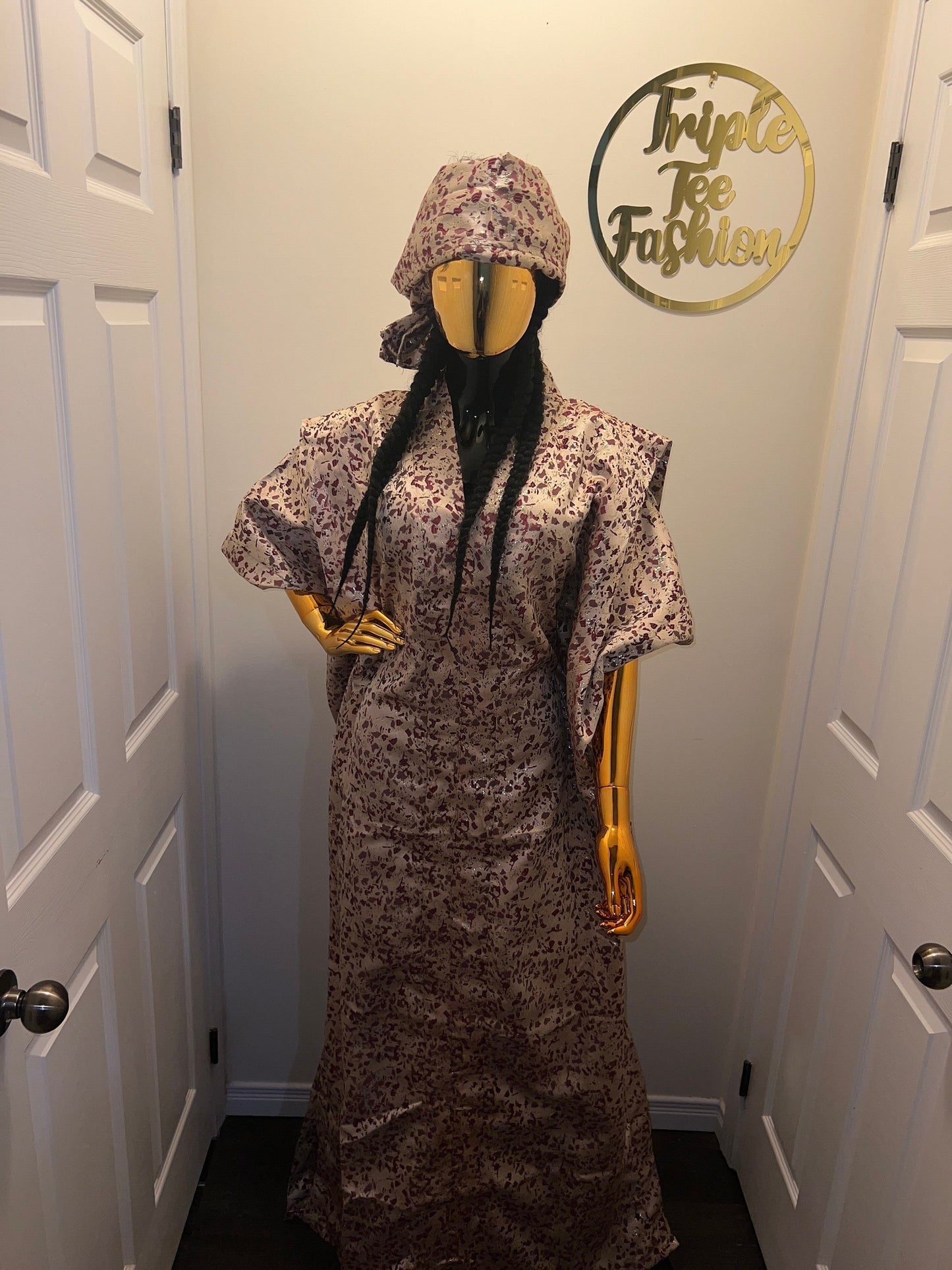African Brocade Boubou| Eid African dress| danshiki | Kaftan| Jalabiya| Rich aunty | Nigerian | European brocade boubou
