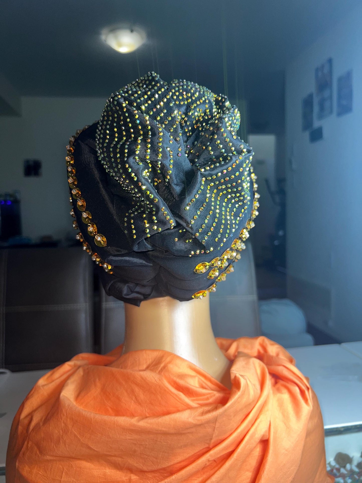 Luxury Turban Hat for Ladies| Pre tied Hat| Zara cap| Eid |Pre styled Head Tie| Ready To Wear Turban Headtie| African Auto cap| Muslim Women