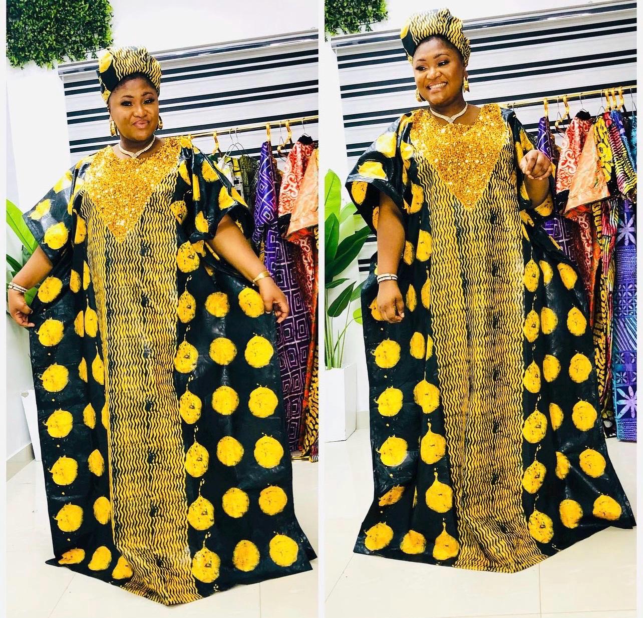 African Kampala boubou | Kaftan| Jalabiya| African wear | Nigerian made dress|Ankara Party dress| One size fits all| plus size bubu