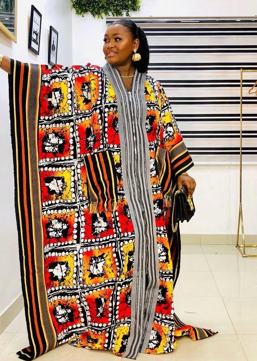 African Ankara Brocade dress| danshiki | Kaftan| Handmade African print dress | Nigerian made | Tie and Dye | Boubou| Rich aunty| Ankara