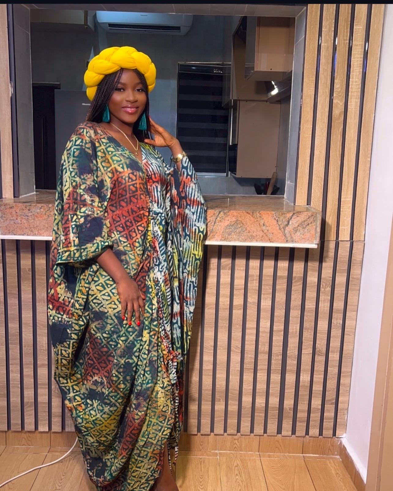 African Adire Batik dress| danshiki | Kaftan| Handmade African print dress | Nigerian made | Tie and Dye | Boubou| Rich aunty| Ankara