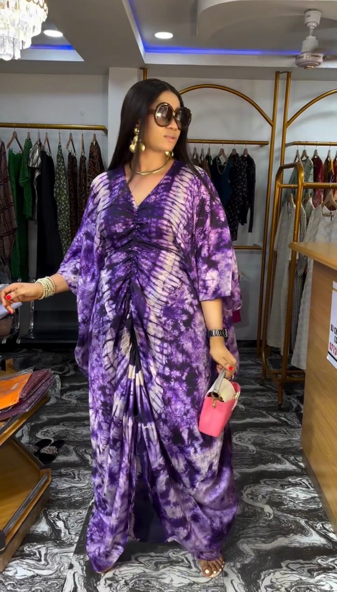 African Adire silk boubou dress| danshiki | Kaftan| Handmade African print dress | Nigerian made | Tie and Dye | Boubou| Rich aunty| Ankara