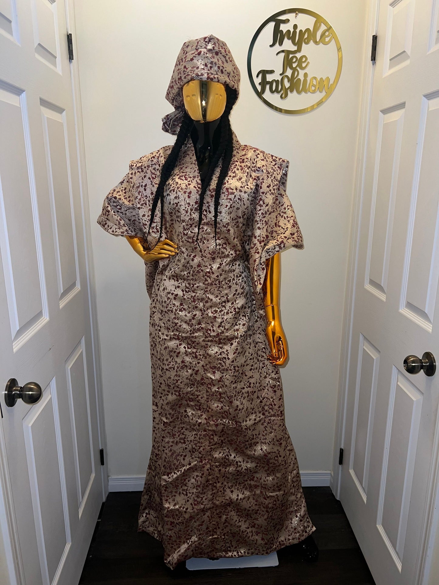 African Brocade Boubou| Eid African dress| danshiki | Kaftan| Jalabiya| Rich aunty | Nigerian | European brocade boubou