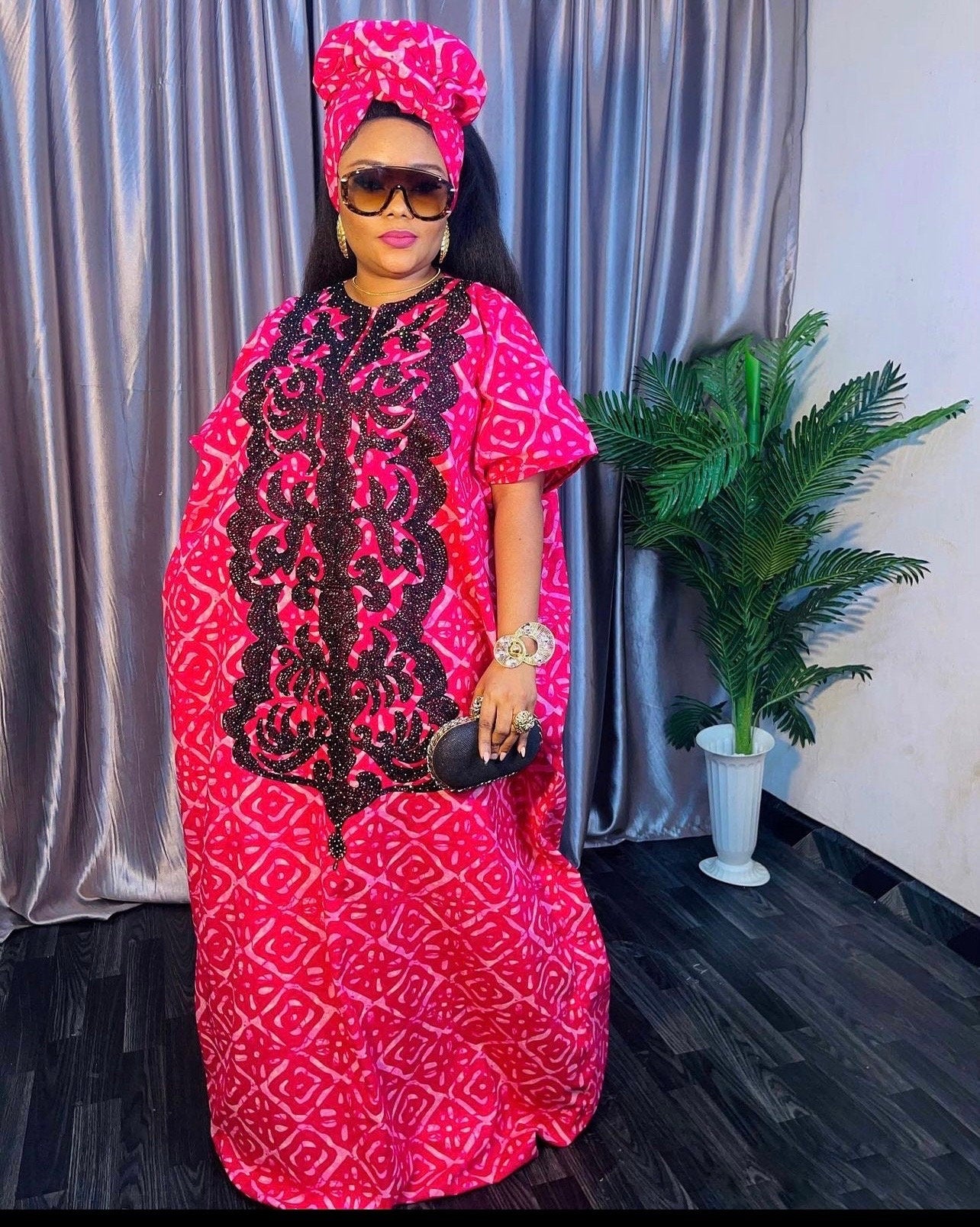 African Ankara bubu dress|Eid danshiki | Kaftan| African print boubou | Nigerian summer dress | Wedding Party dress| Stoned summer dress