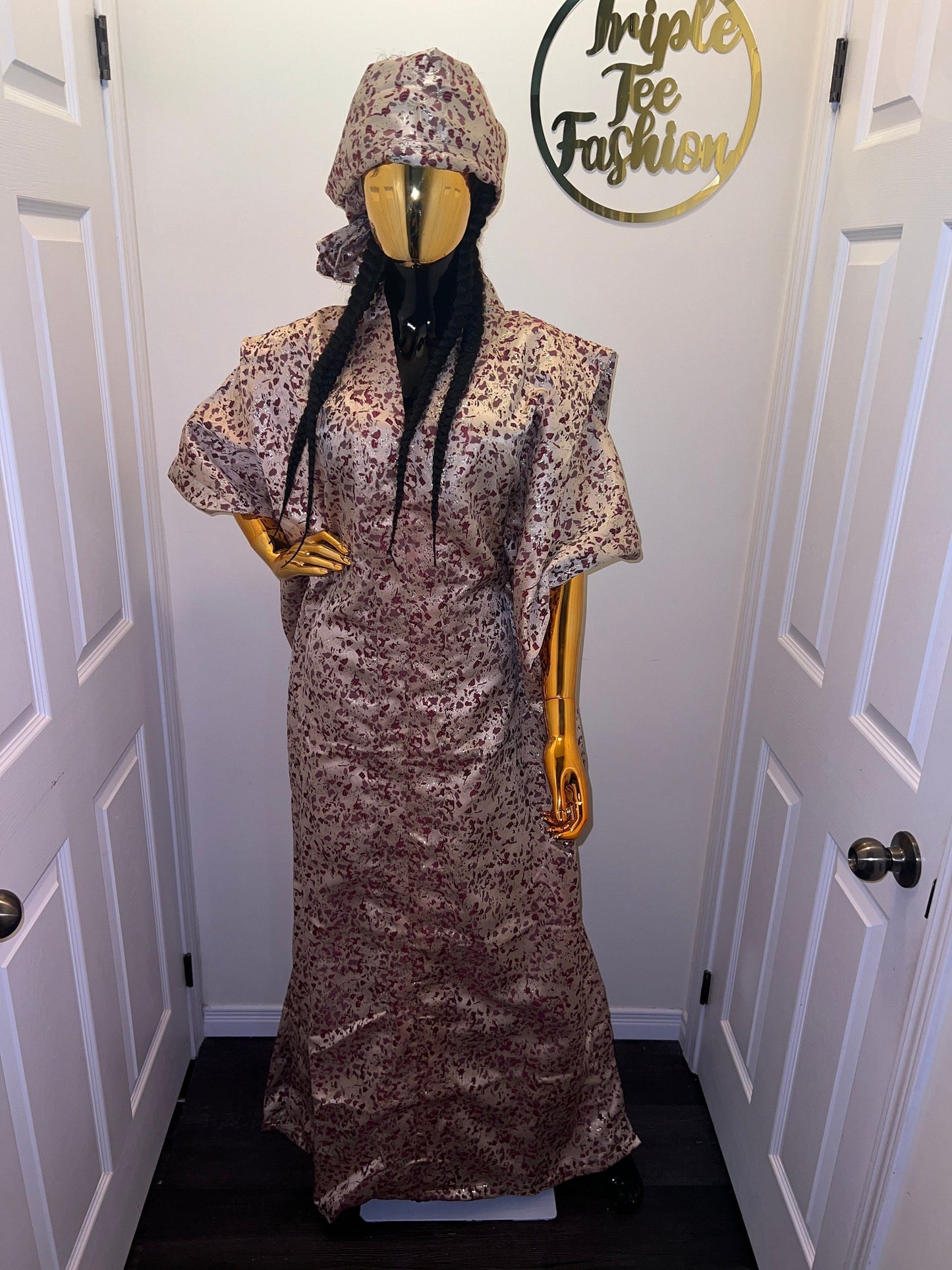 African Brocade Boubou| Eid African dress| danshiki | Kaftan| Jalabiya| Rich aunty | Nigerian | European brocade boubou