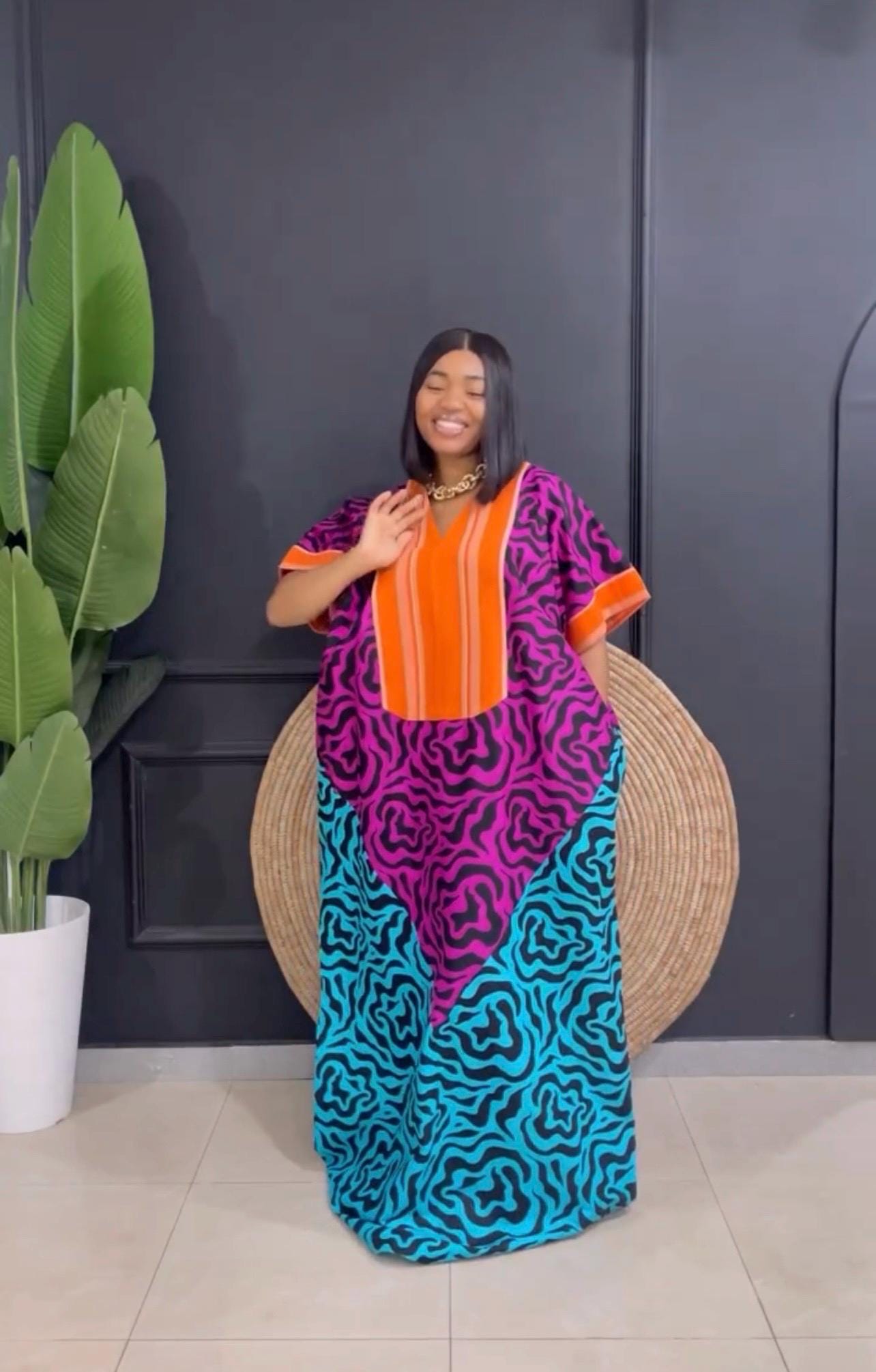 African dress| Adire| long danshiki | Kaftan| Jalabiya| Rich aunty | Nigerian made dress| Party dress| One size fits all| plus size bubu