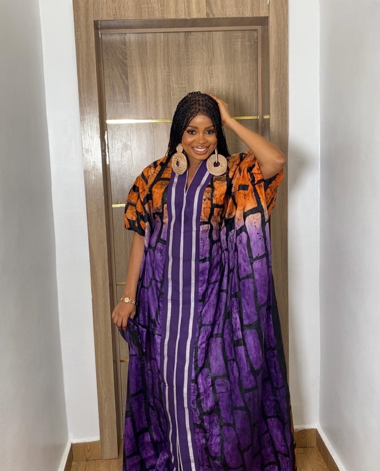 African Adire Batik dress| danshiki | Kaftan| Handmade African print dress | Nigerian made | Tie and Dye | Boubou| Rich aunty| Ankara