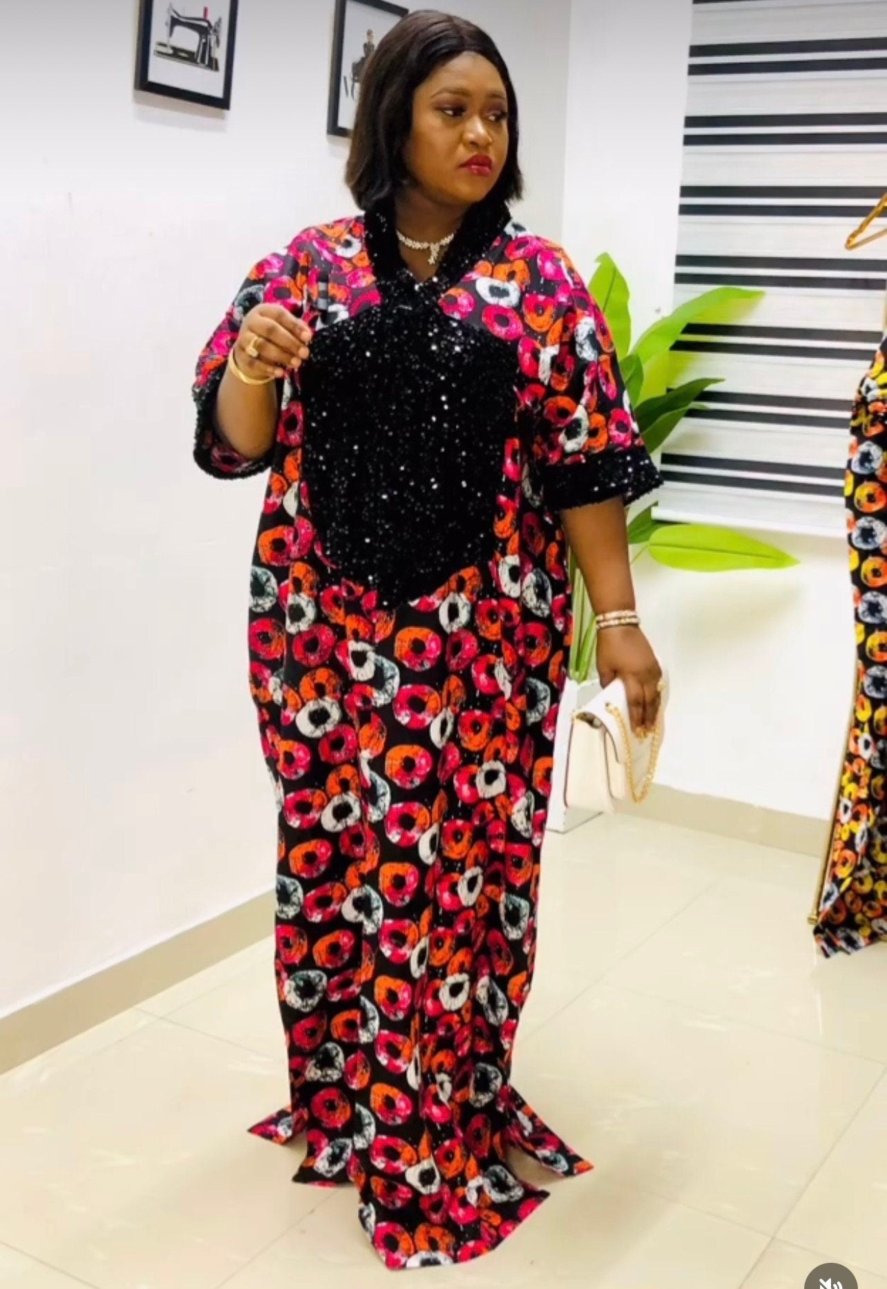African Ankara dress| danshiki | Kaftan| African print dress | Nigerian made | Wedding Party dress| Boubou| Rich aunty vibes