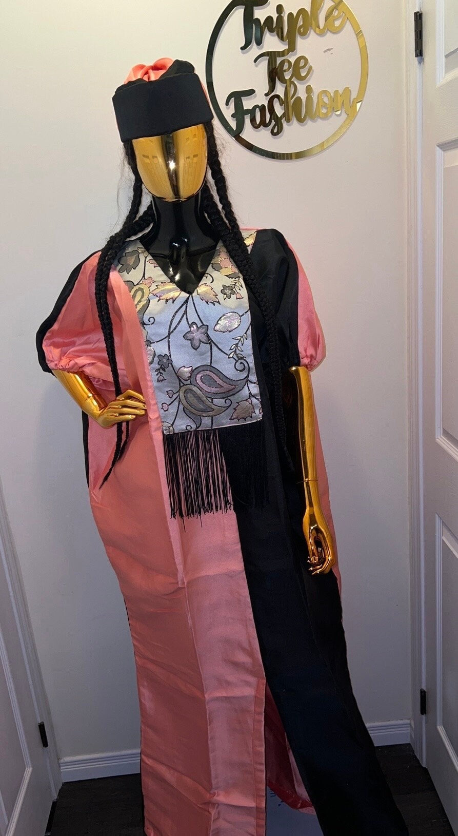 African dress| danshiki | Kaftan| Jalabiya| Rich aunty | Nigerian dress| Party dress| One size fits all| Mikado and sequin boubou| Brocade