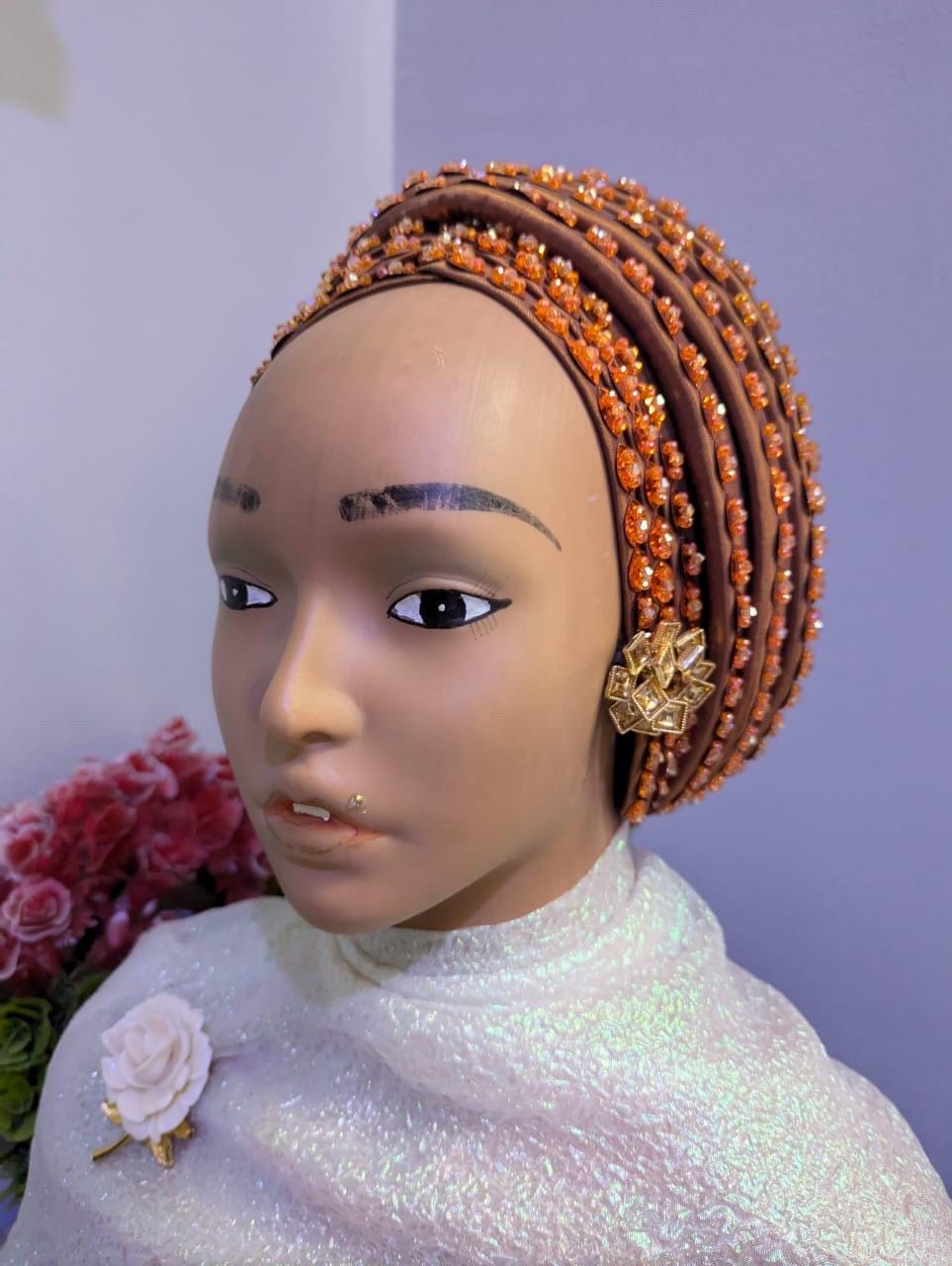 Luxury Turban Hat for Ladies| Pre tied Hat| Zara cap| Pre styled Head Tie| Ready To Wear Turban Headtie| African Auto cap| Muslim Women