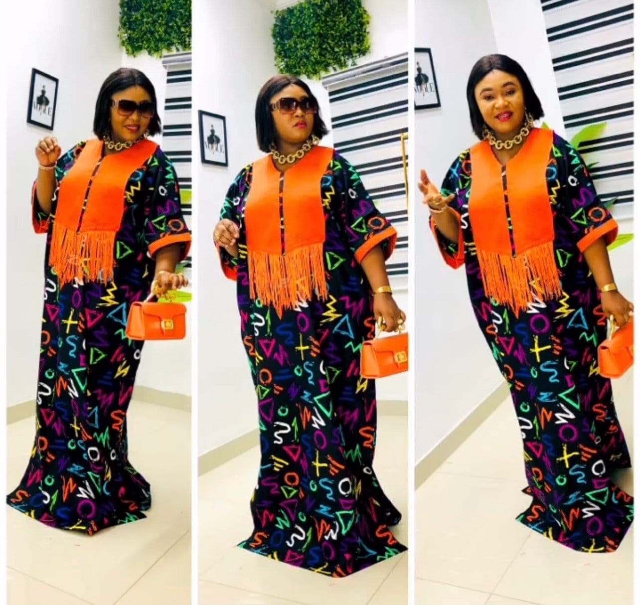 African Ankara dress | Adire long danshiki | Kaftan| Jalabiya| Rich aunty | Nigerian dress| Party dress| One size fits all| plus size boubou