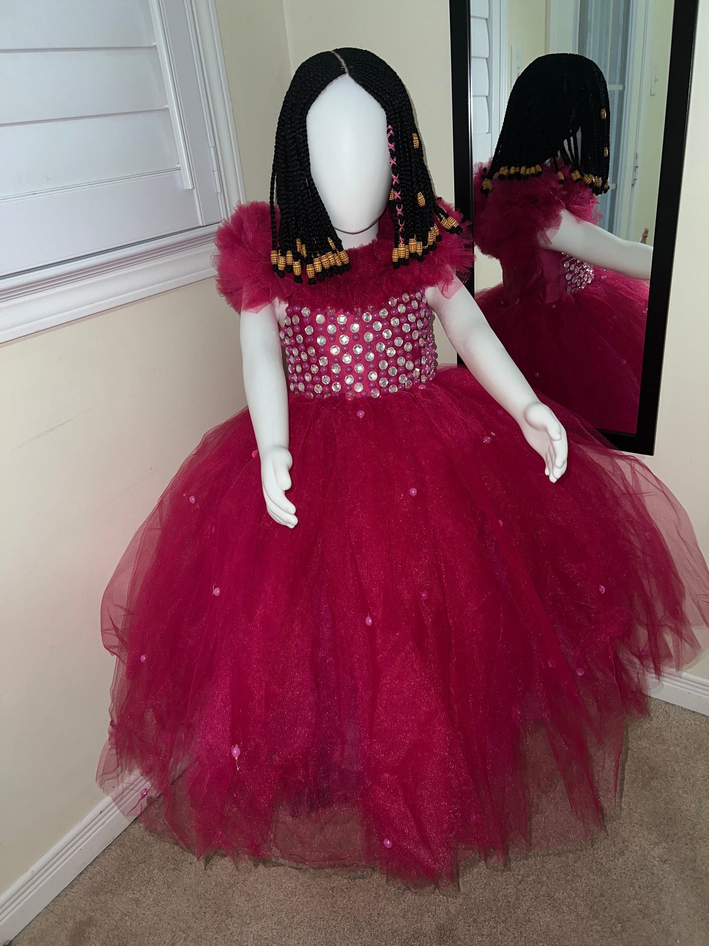 Beautiful Princess Baby Girl Birthday Dress| Flower Girl Dress| Fairytale Dress| Kids Ballgown| Kids Birthday Photoshoot Dress