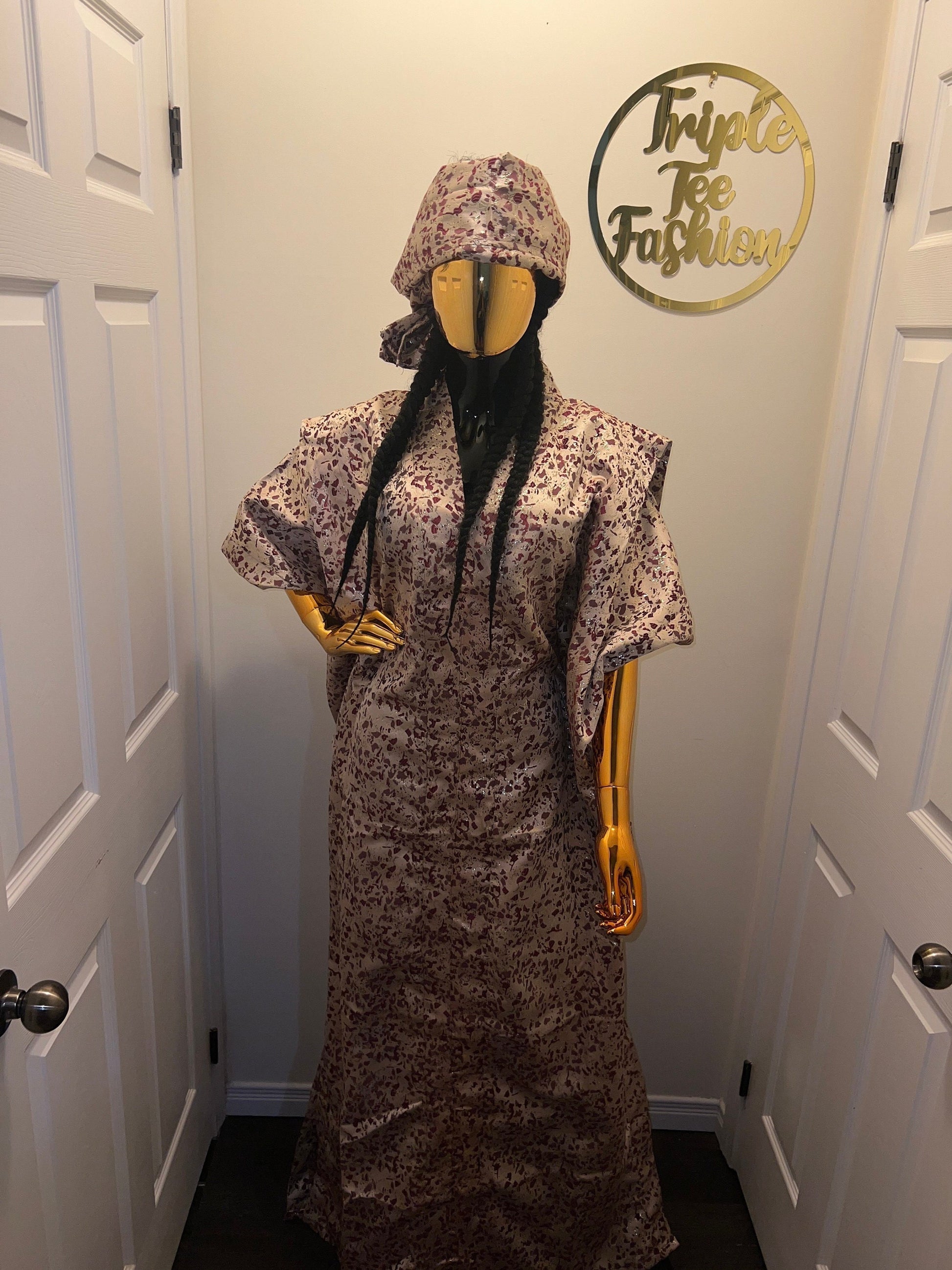 African Brocade Boubou| Eid African dress| danshiki | Kaftan| Jalabiya| Rich aunty | Nigerian | European brocade boubou