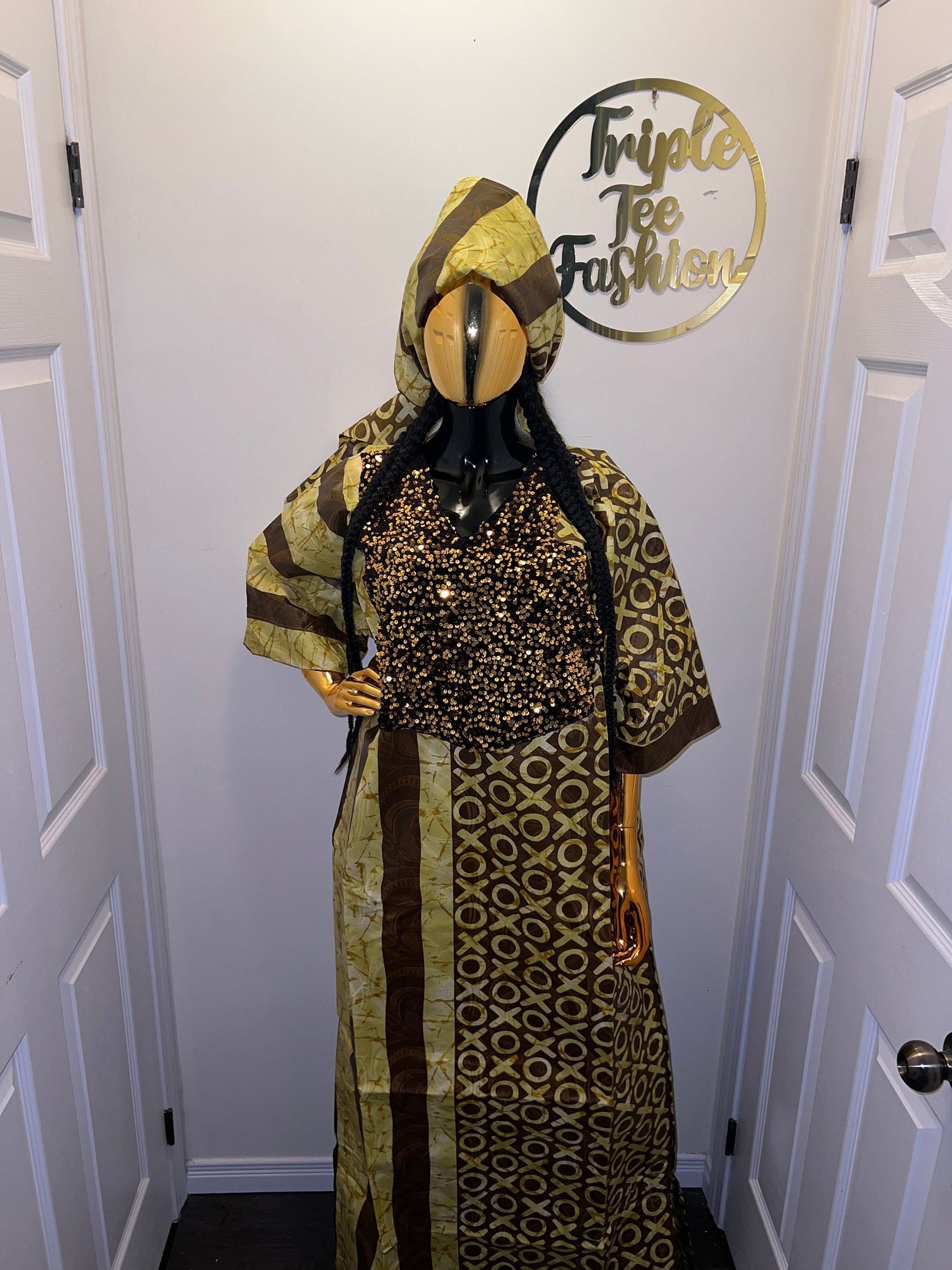 African Kampala dress| long danshiki | Kaftan| Jalabiya| African wear | Nigerian made dress| Ankara| One size fits all| plus size bubu