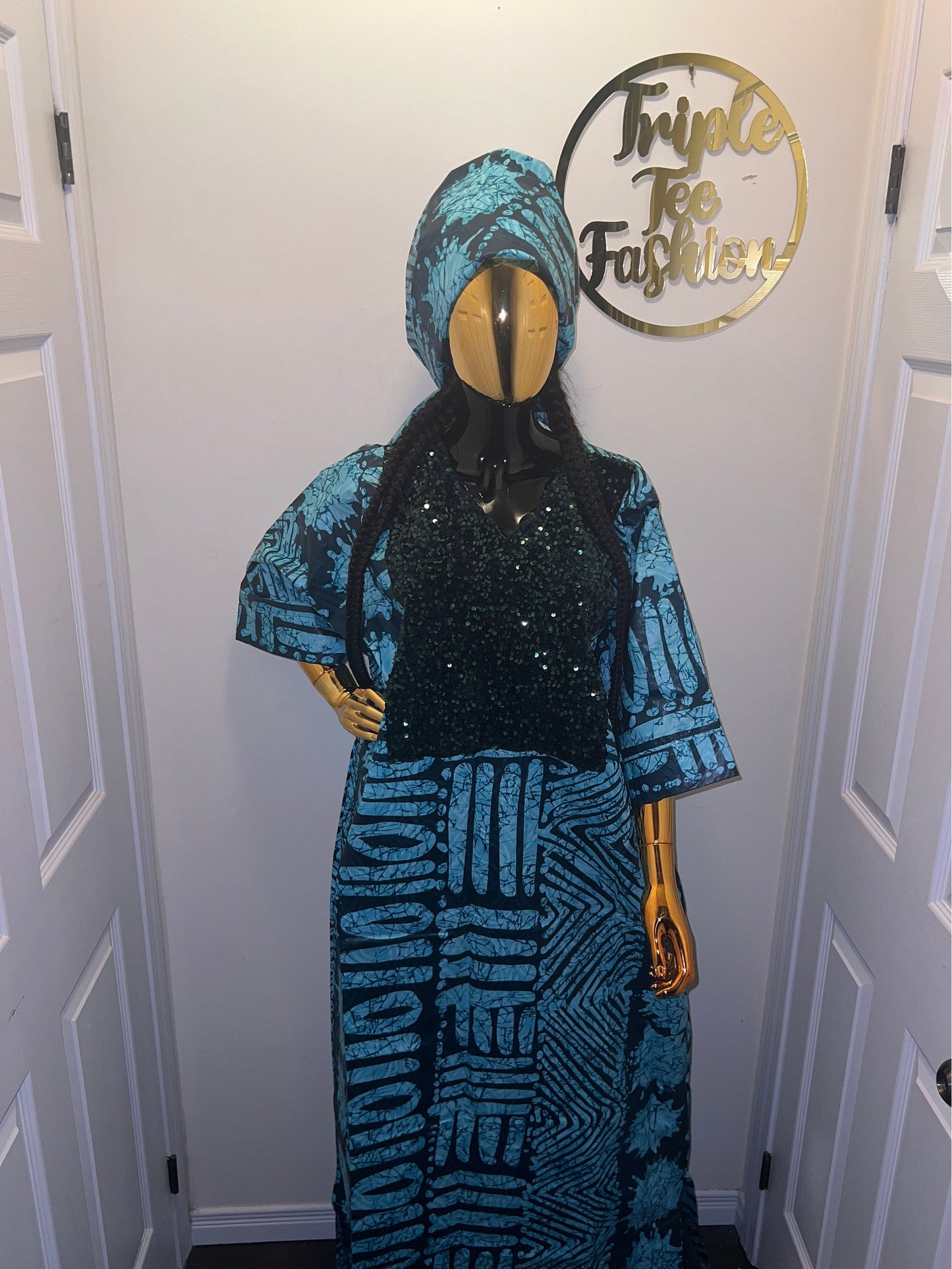 African dress| Adire| long danshiki | Kaftan| Jalabiya| Rich aunty | Nigerian made dress| Party dress| One size fits all| plus size bubu