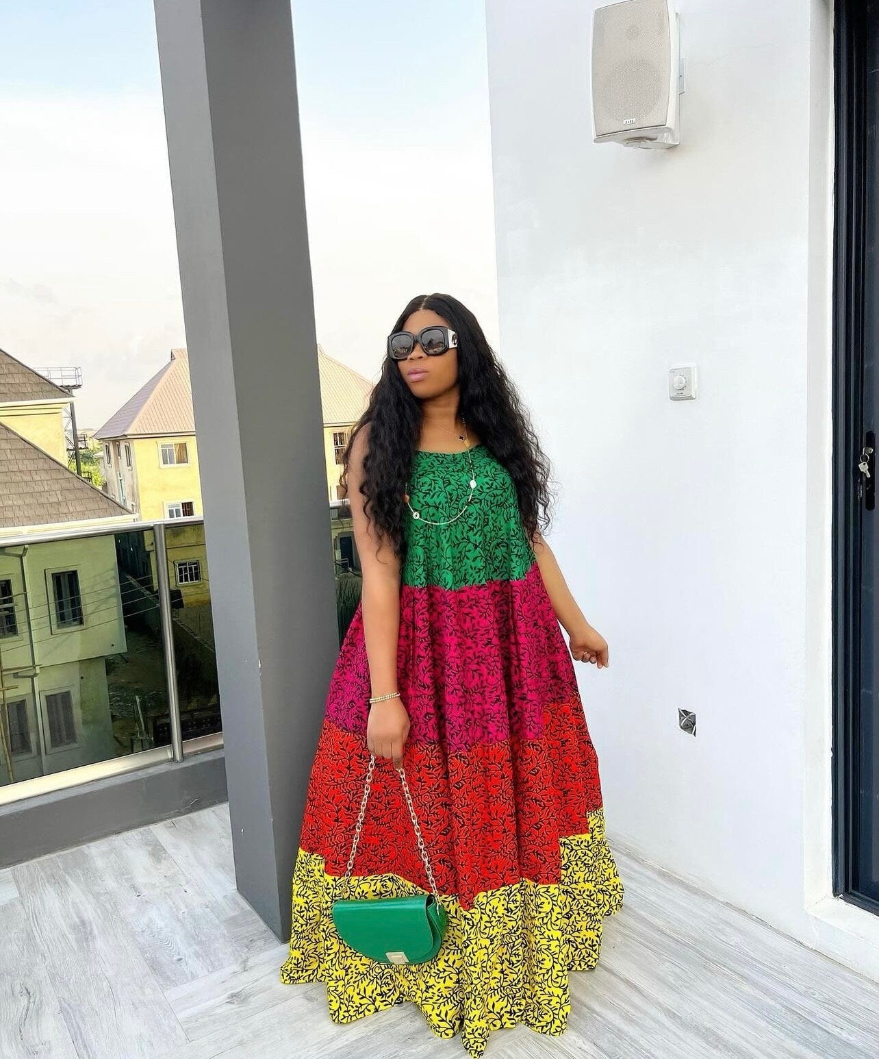 African Ankara boubou | long danshiki | Kaftan| Jalabiya| Adire | Ankara| Nigerian made| Kaftan| Modest dress| Ramadan| Rich Aunty