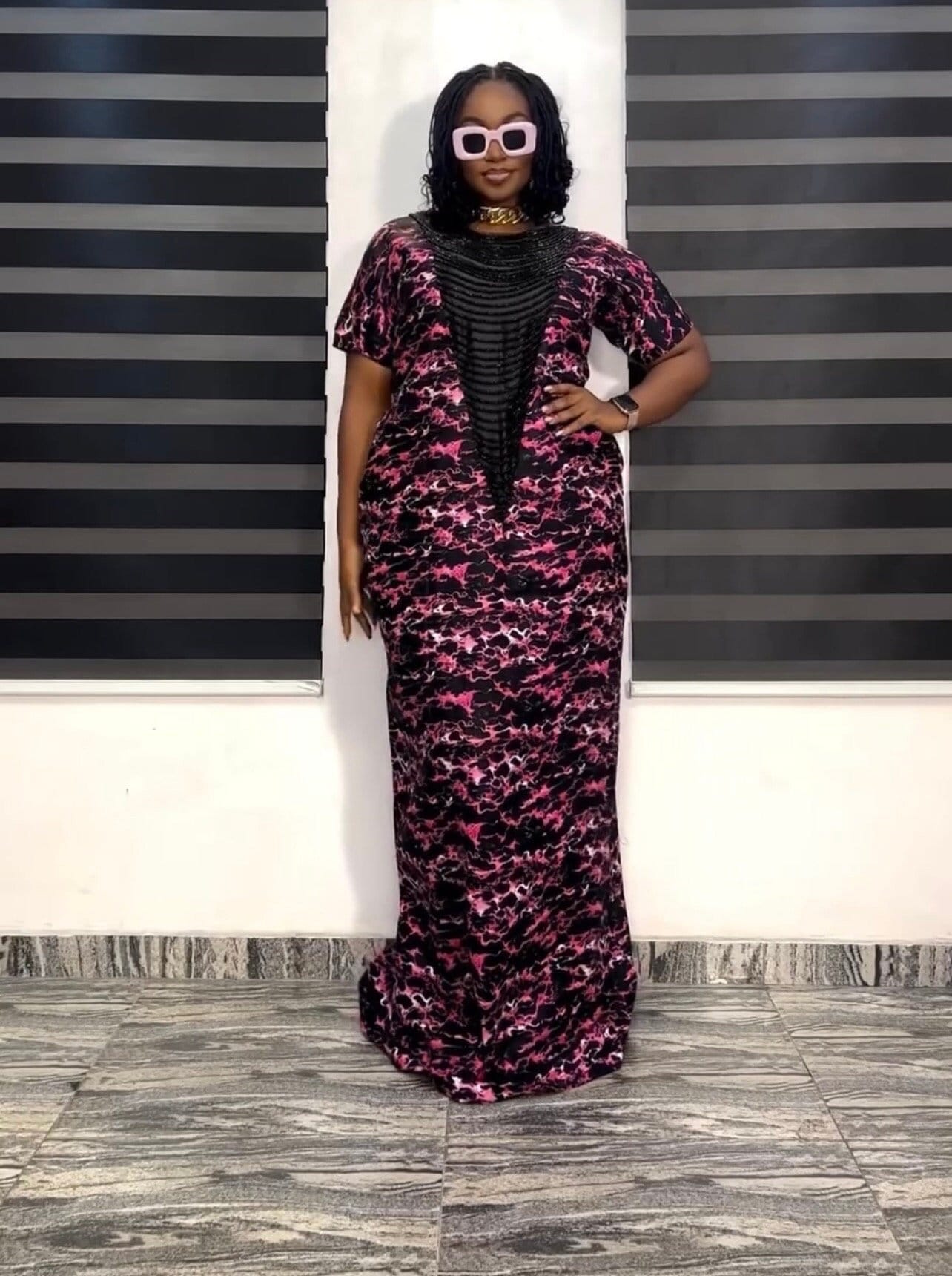 African Ankara Boubou dress| Kaftan| Handmade African print dress | Nigerian made | Tie and Dye | Boubou| Rich aunty| Bubu