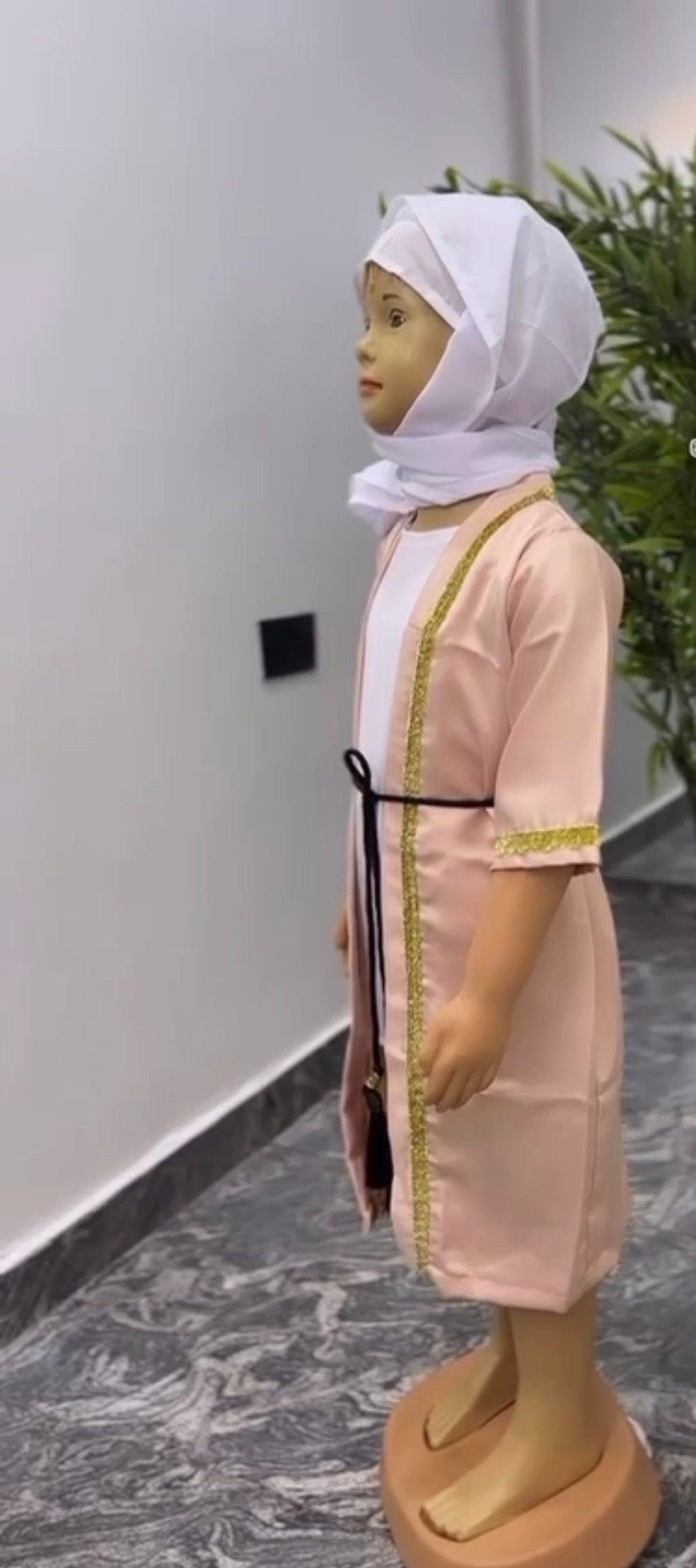 Baby Girl Eid Jalabiya Dress | Muslim Kids Abaya