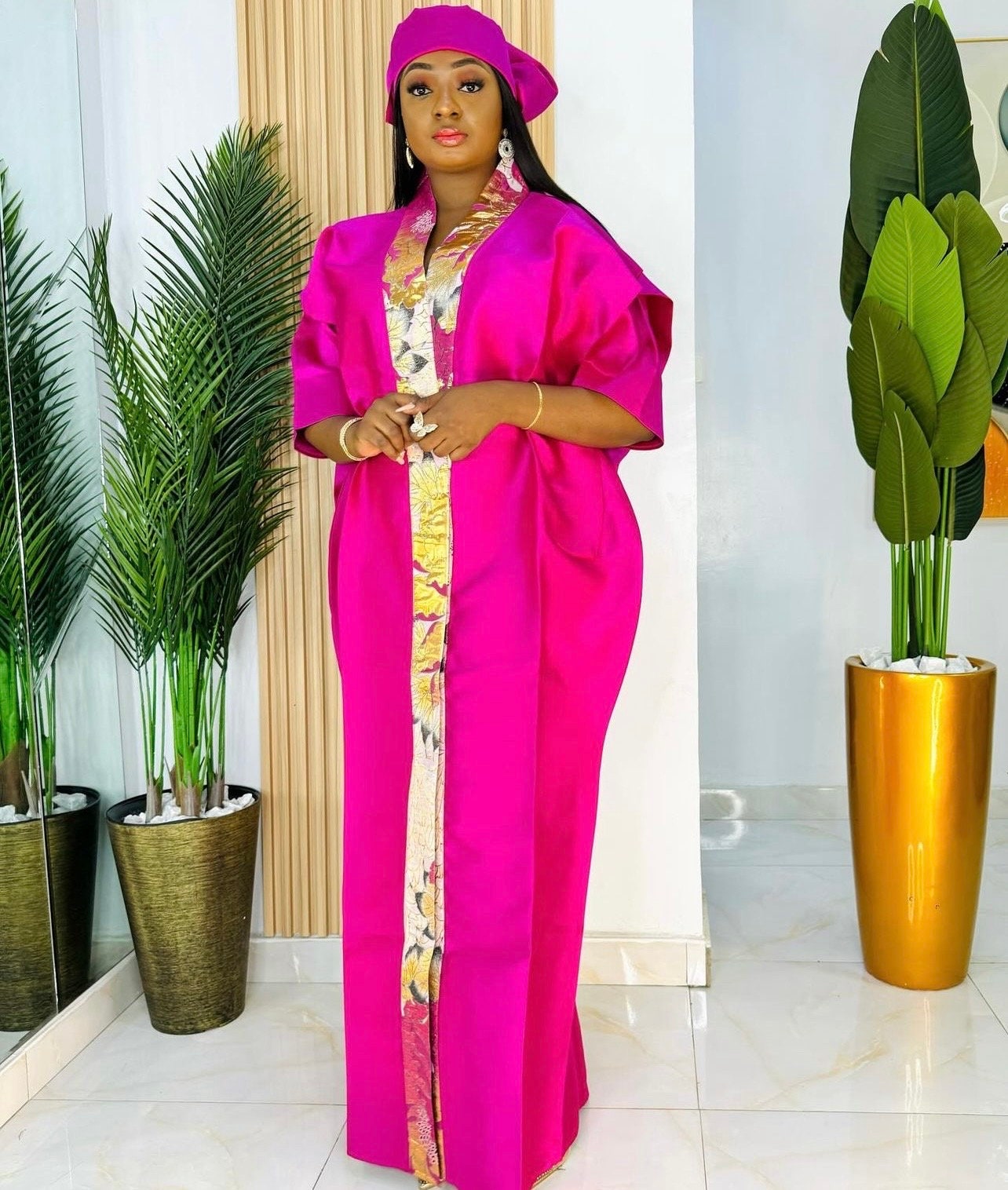 African Mikado dress| danshiki | Kaftan| Jalabiya| Rich aunty | Nigerian dress| One size fits all| Mikado Brocade boubou| Brocade