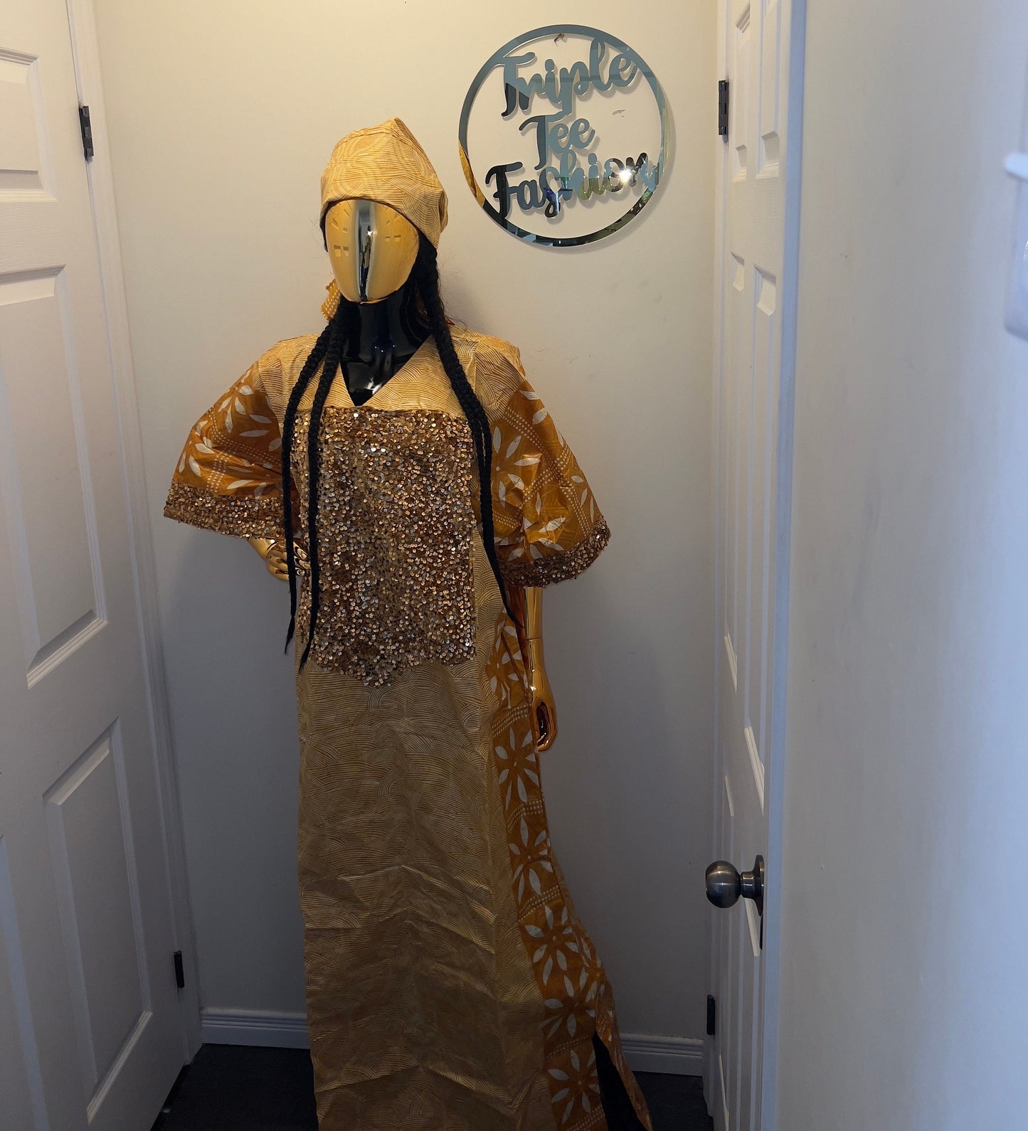 African Kampala boubou | Kaftan| Jalabiya| African wear | Nigerian made dress|Ankara Party dress| One size fits all| plus size bubu