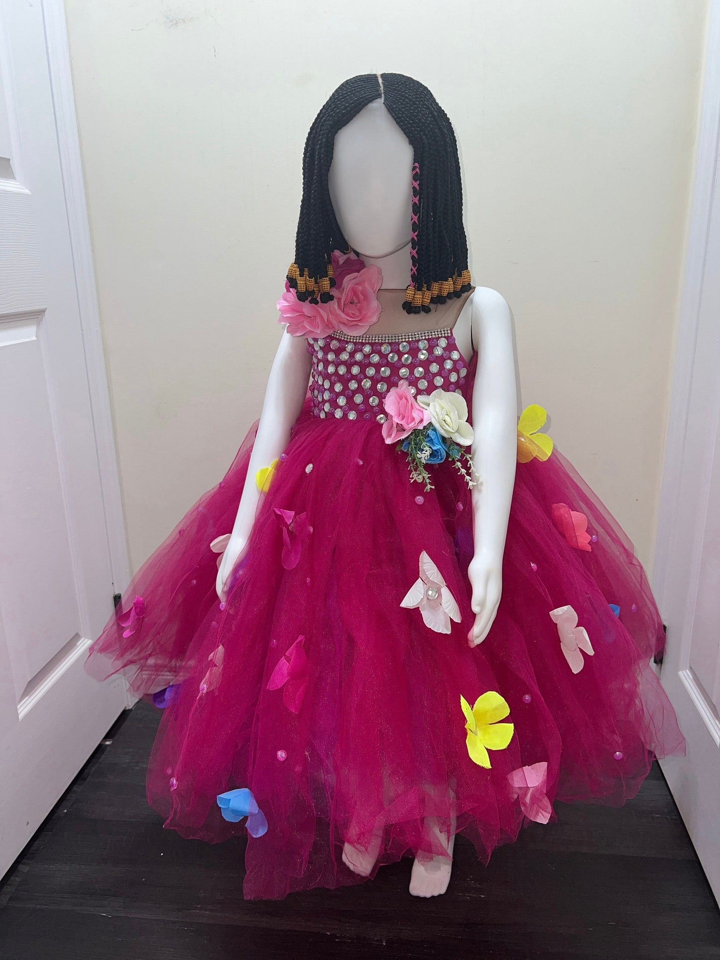 Beautiful Princess Baby Girl Birthday Dress| Flower Girl Dress| Fairytale Dress| Kids Ballgown| Kids Birthday Photoshoot Dress