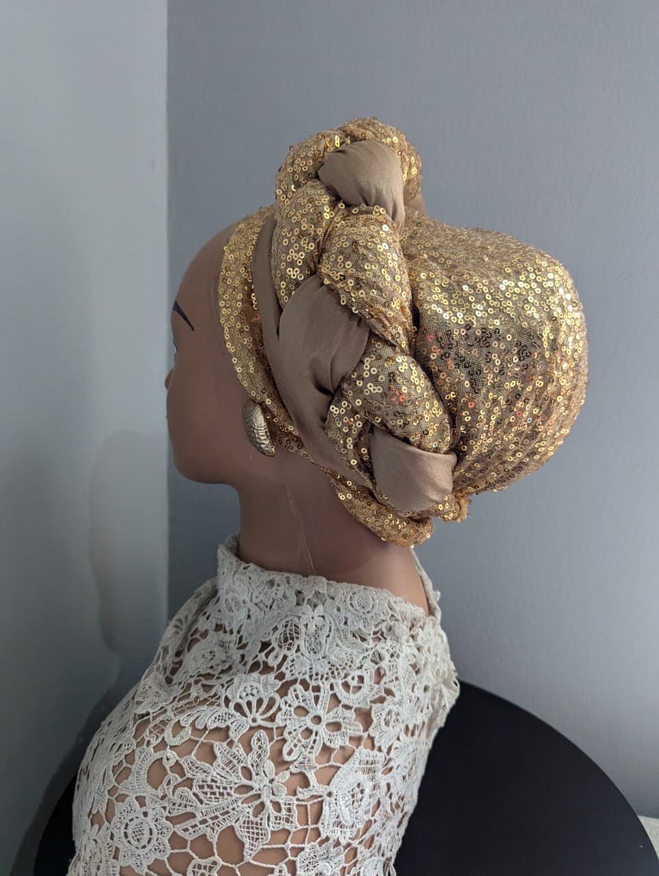 Luxury Turban Hat for Ladies| Pre tied Hat| Zara cap| Eid |Pre styled Head Tie| Ready To Wear Turban Headtie| African Auto cap| Muslim Women