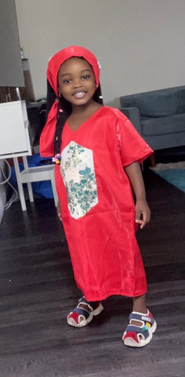 African boubou dress for kids| Brocade African baby girl outfit| Eid dress for kids| Nigerian baby girl wear| Ankara for kids| kids birthday