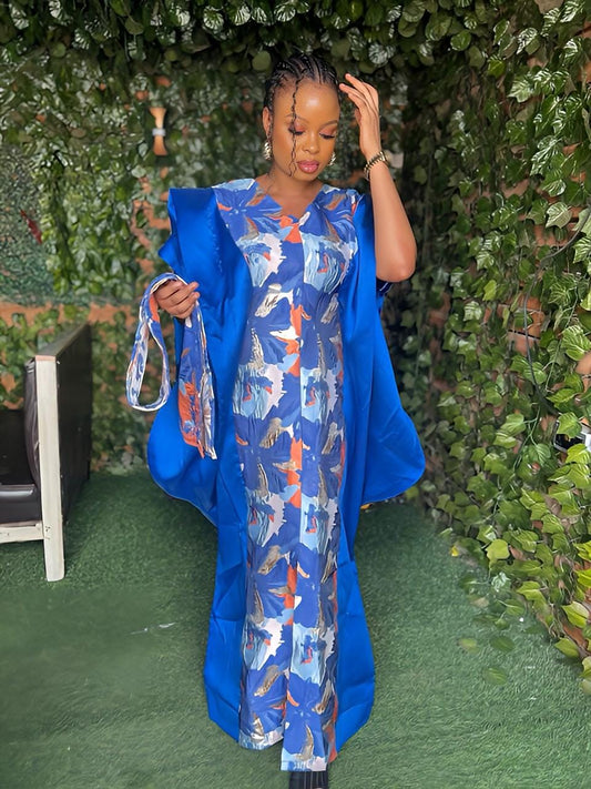 African Mikado Brocade Boubou| danshiki | Kaftan| Jalabiya| Rich aunty | Nigerian dress| One size fits all| Mikado Brocade boubou| Brocade