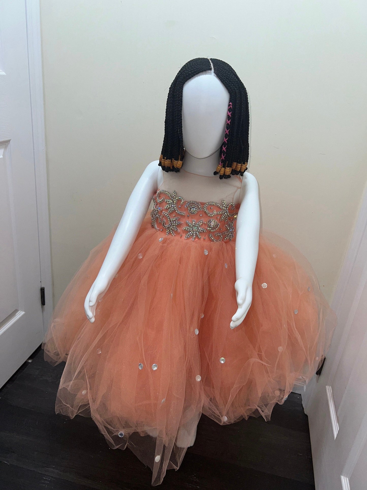 Beautiful Princess Baby Girl Birthday Dress| Flower Girl Dress| Fairytale Dress| Kids Ballgown| Kids Birthday Photoshoot Dress
