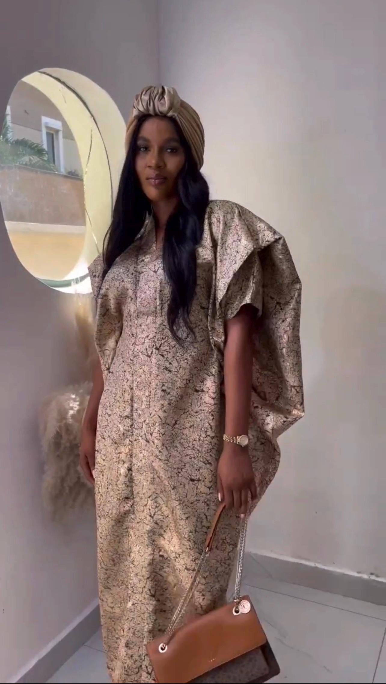 African brocade boubou dress| Rich aunty| danshiki | Kaftan| Jalabiya| Nigerian dress bubu| Party dress| European brocade boubou| Modesty