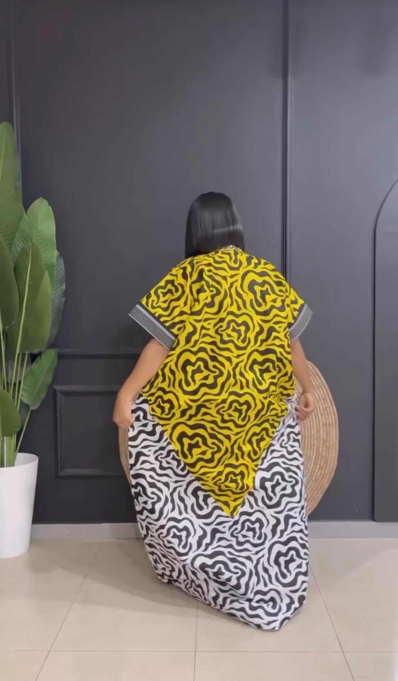 African dress| Adire| long danshiki | Kaftan| Jalabiya| Rich aunty | Nigerian made dress| Party dress| One size fits all| plus size bubu
