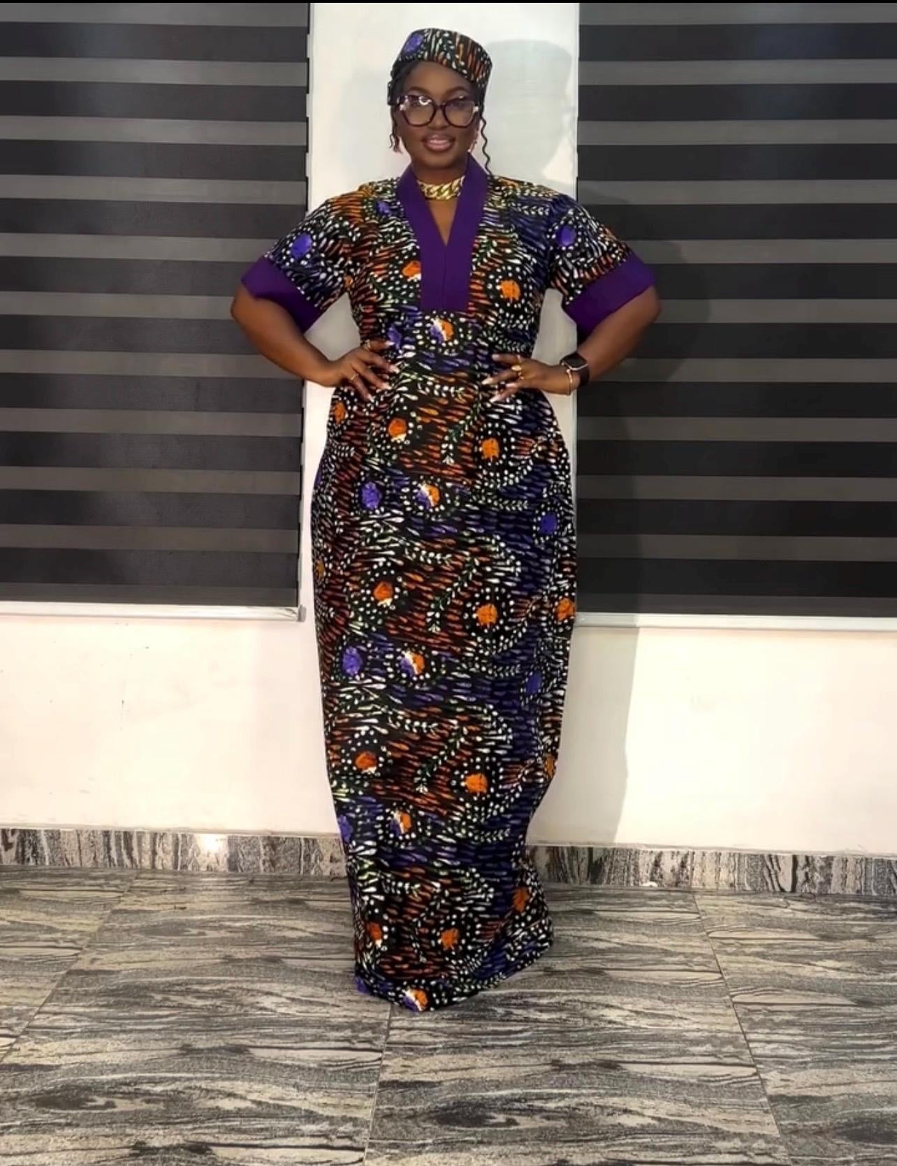 African Ankara dress| danshiki | Kaftan| African print dress | Nigerian made | Christmas dress | Aso oke| Boubou| Adire| Rich Aunty