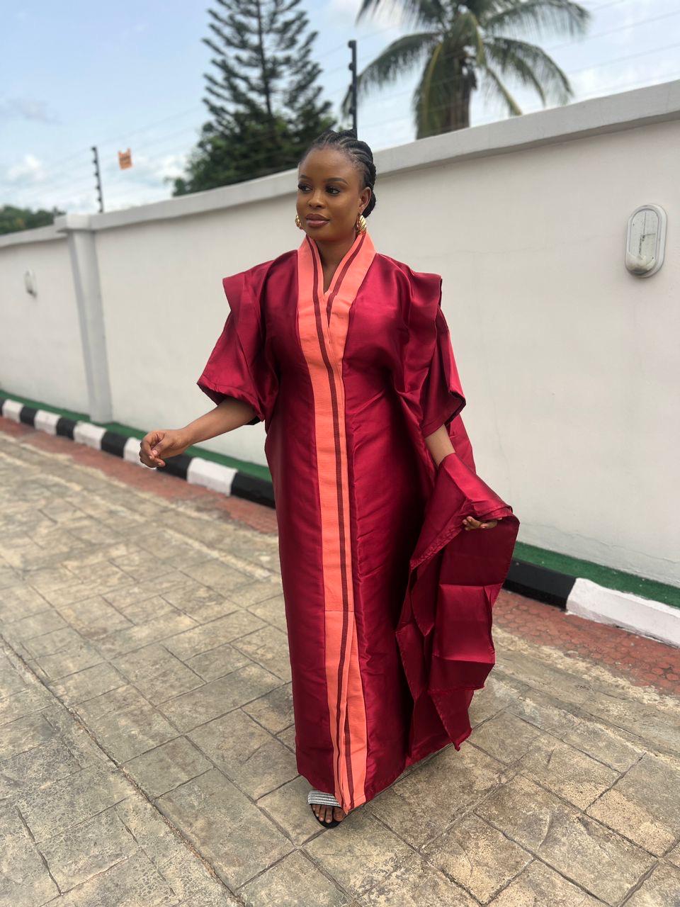 African Rich Aunty Bubu| danshiki | Kaftan| Jalabiya| Rich aunty | Nigerian dress| Party dress| One size fits all| Mikado and aso oke boubou