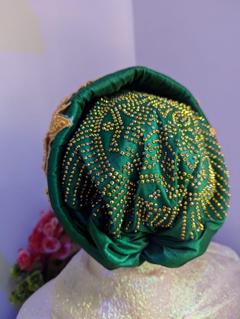 Luxury Turban Hat for Ladies| Pre tied Hat| Pre styled Head Tie| Ready To Wear Turban Headtie| African Auto cap| Muslim Women| Ramadan