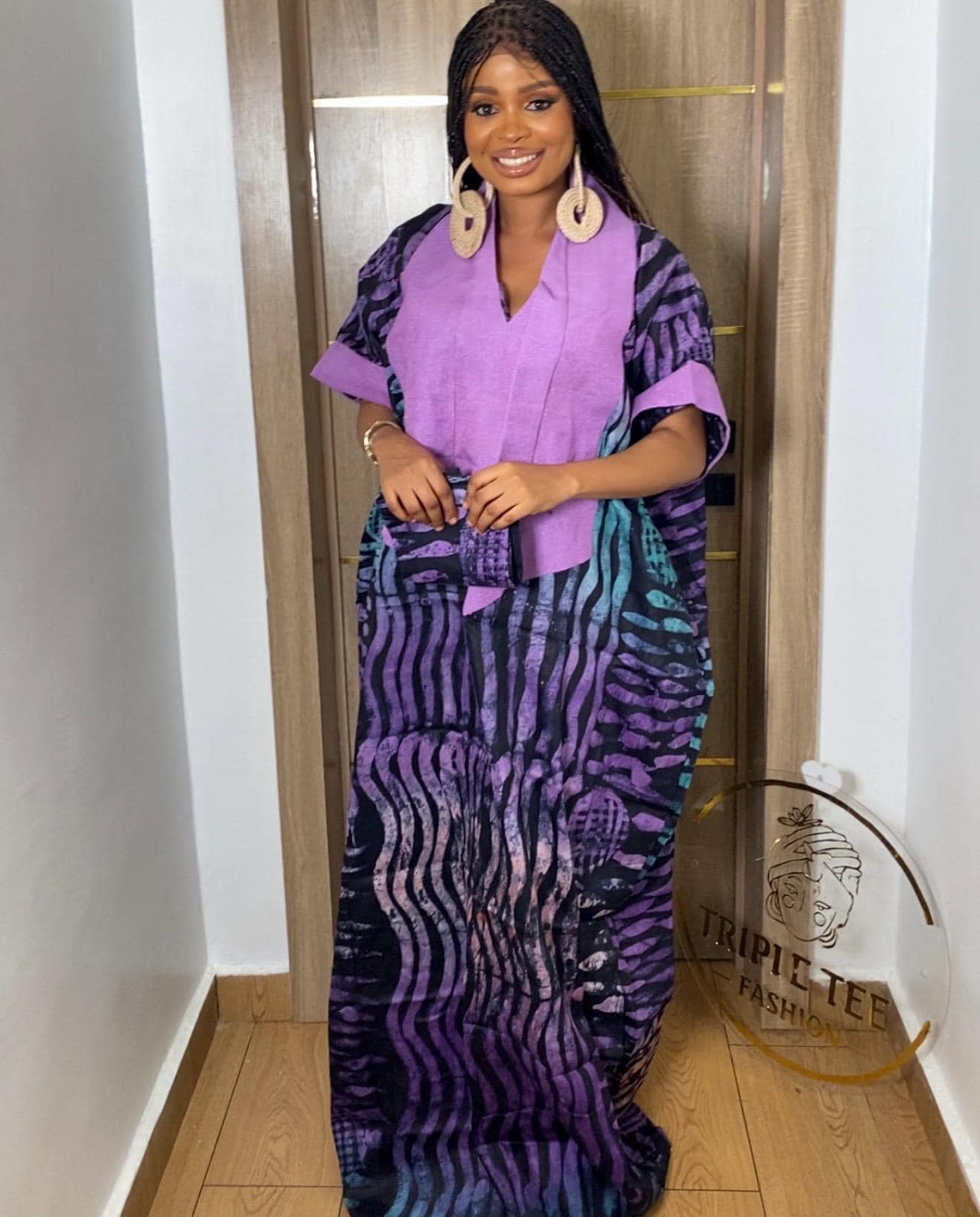 African Adire Batik dress| danshiki | Kaftan| Handmade African print dress | Nigerian made | Tie and Dye | Boubou| Rich aunty| Ankara
