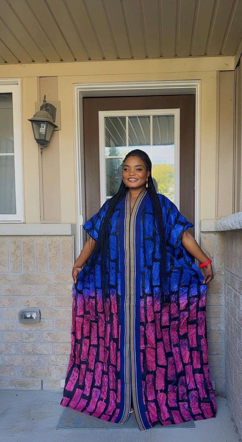 African Adire Batik Boubou dress |Inner belt bubu Kaftan| Handmade African print dress | Nigerian made | Tie and Dye | Rich aunty| Ankara