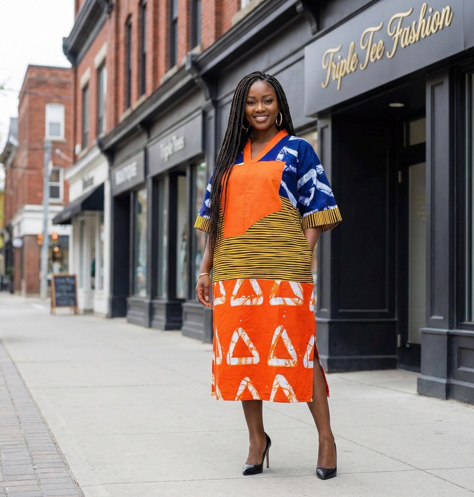 African Ankara Boubou dress| Kaftan| Handmade African print dress | Ni TRIPLE TEE FASHION African Ankara Boubou dress| Kaftan| Handmade African print dress | Ni TRIPLE TEE FASHION
