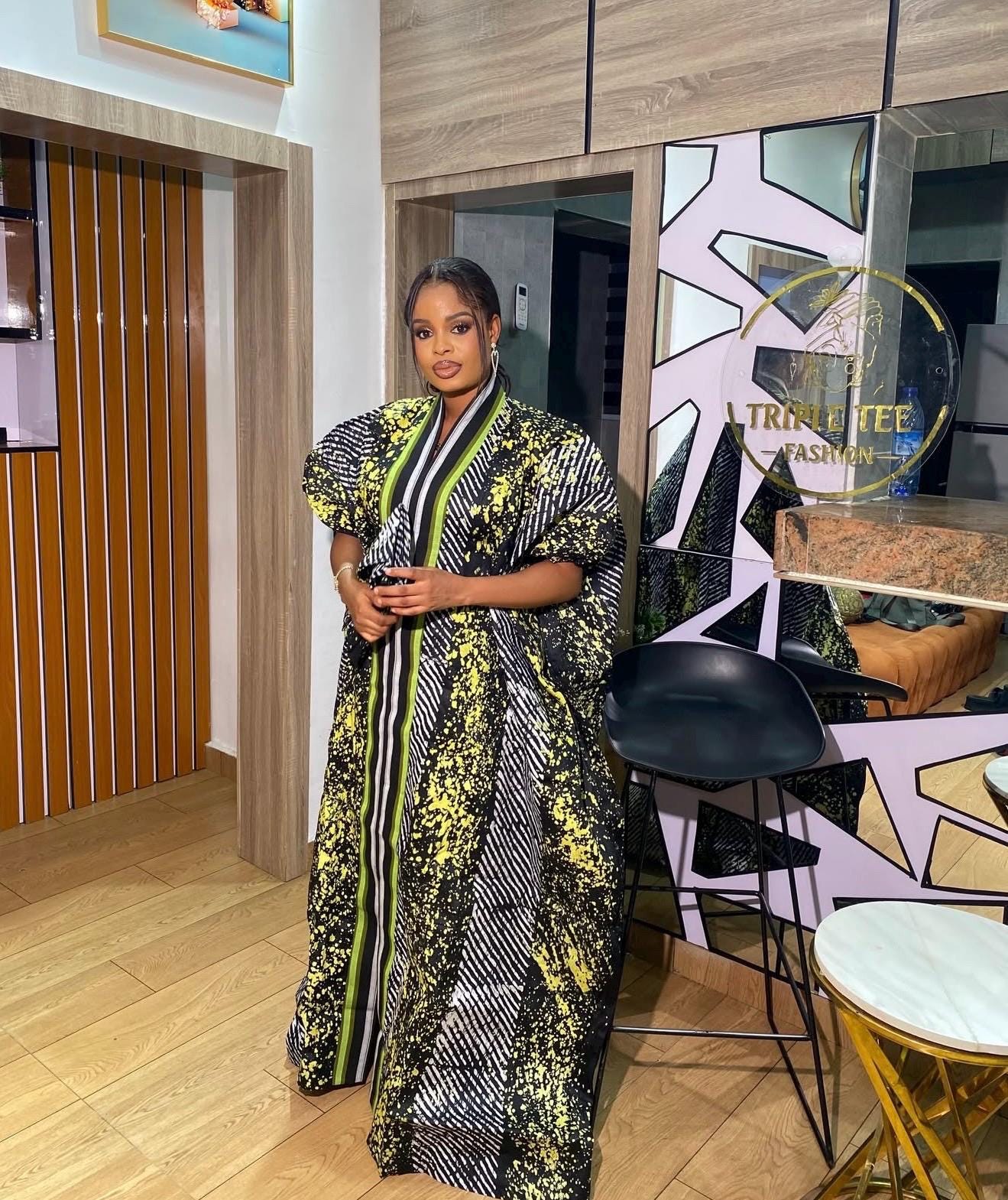 African Adire Batik dress| danshiki | Kaftan| Handmade African print dress | Nigerian made | Tie and Dye | Boubou| Rich aunty| Ankara