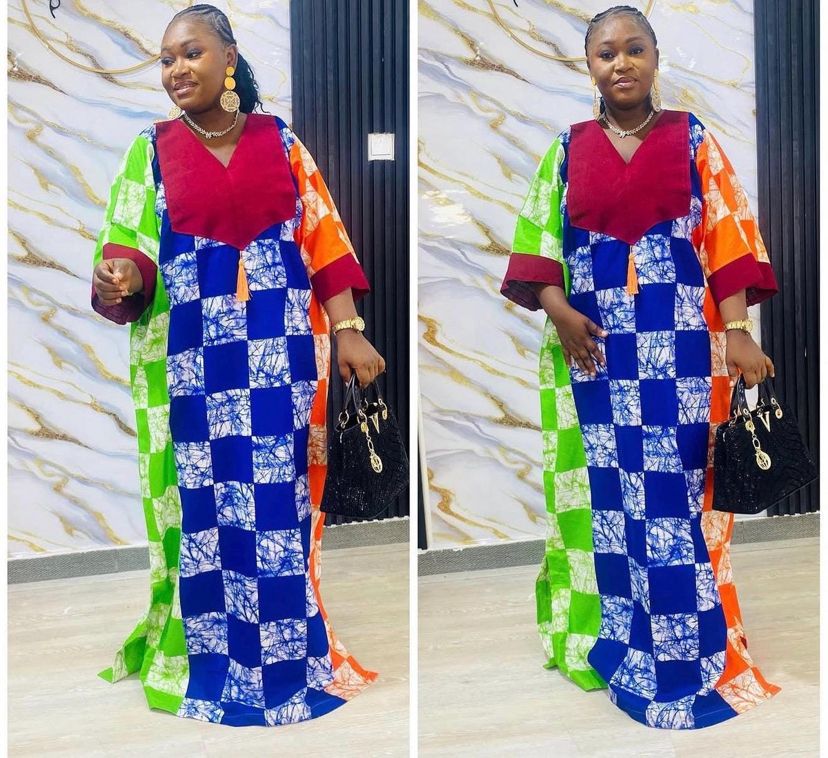 African Ankara Brocade dress| danshiki | Kaftan| Handmade African print dress | Nigerian made | Tie and Dye | Boubou| Rich aunty| Ankara