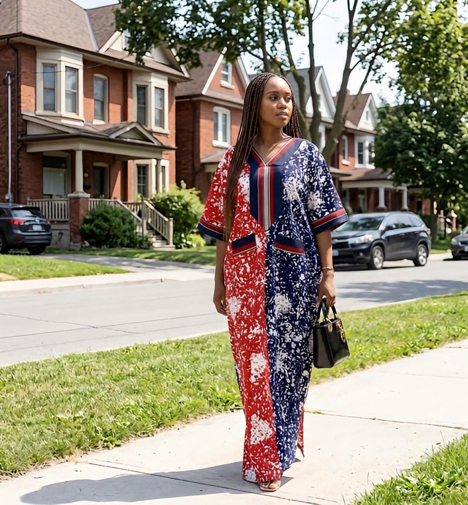 African Ankara Brocade dress| danshiki | Kaftan| Handmade African print dress | Nigerian made | Tie and Dye | Boubou| Rich aunty| Ankara