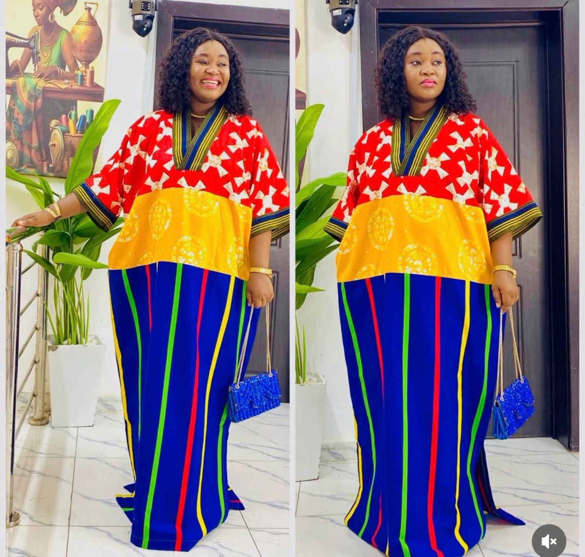 African Ankara Brocade dress| danshiki | Kaftan| Handmade African print dress | Nigerian made | Tie and Dye | Boubou| Rich aunty| Ankara