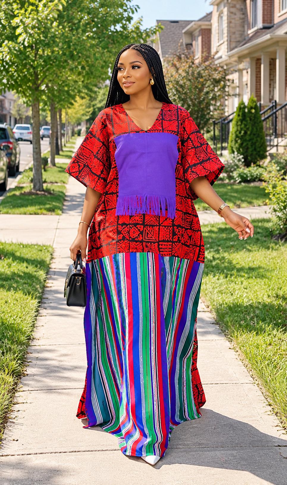 African Ankara Brocade dress| danshiki | Kaftan| Handmade African print dress | Nigerian made | Tie and Dye | Boubou| Rich aunty| Ankara