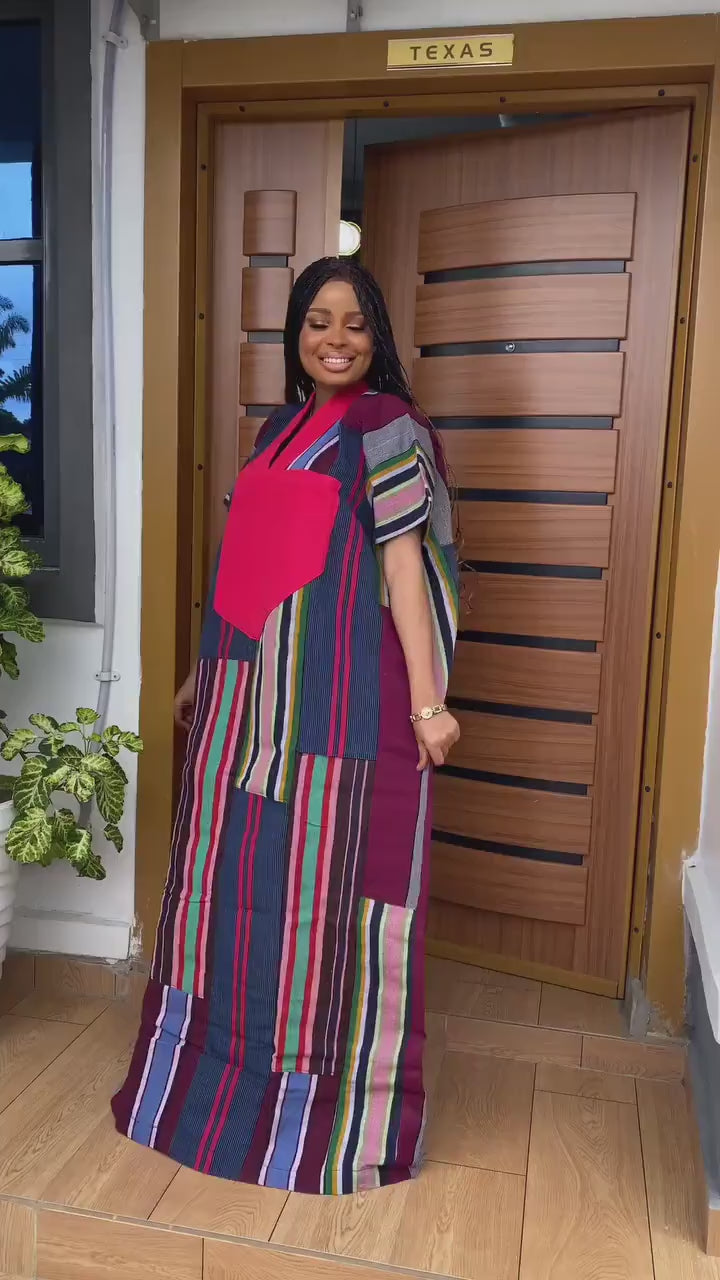 African aso oke boubou gown| Nigerian bride outfit| Rich aunty | African Photoshoot| Party wear| African Cultural Wear